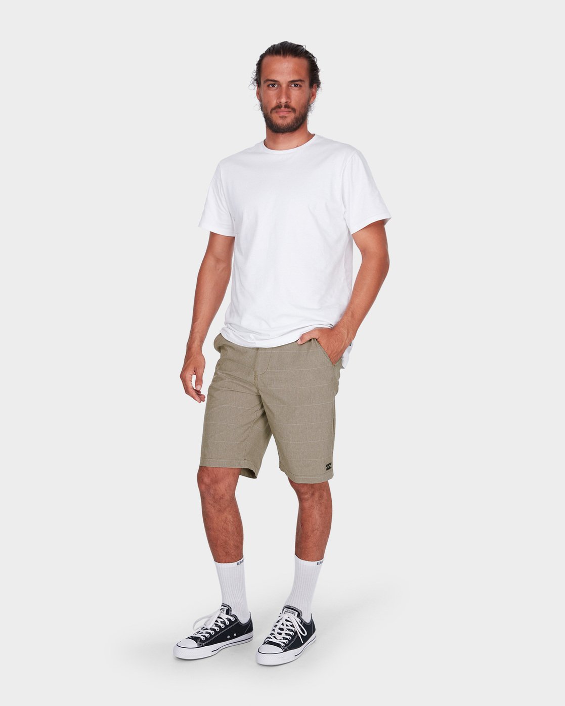 Billabong Crossfire X Stripe Shorts Dark khaki