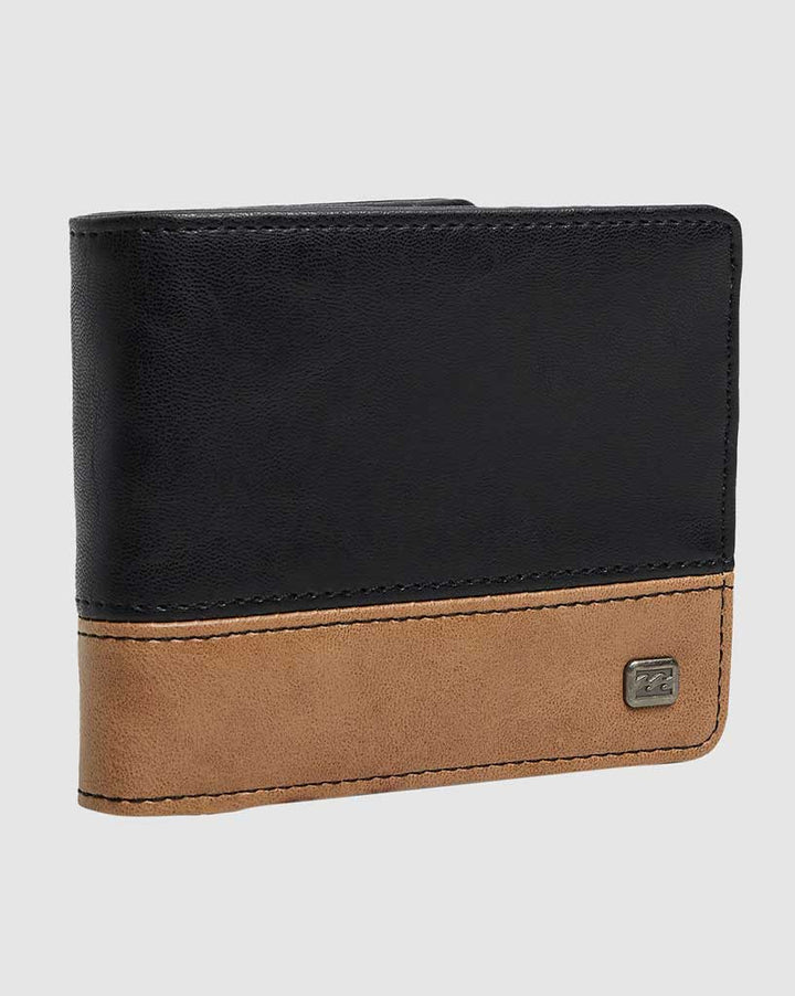 Billabong Dimension Wallet Black Tan