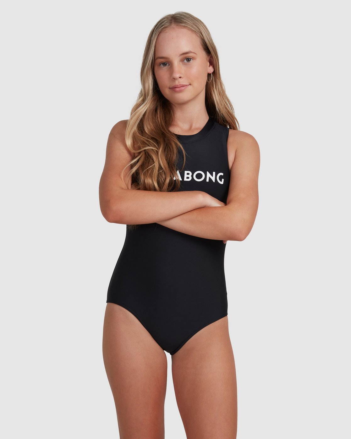 Billabong Girls 6-14 Dancer One Piece BLACK