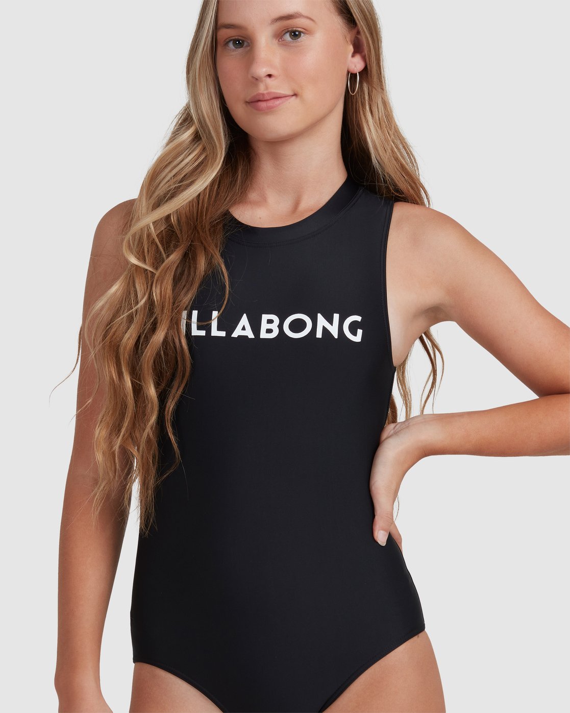 Billabong Girls 6-14 Dancer One Piece BLACK