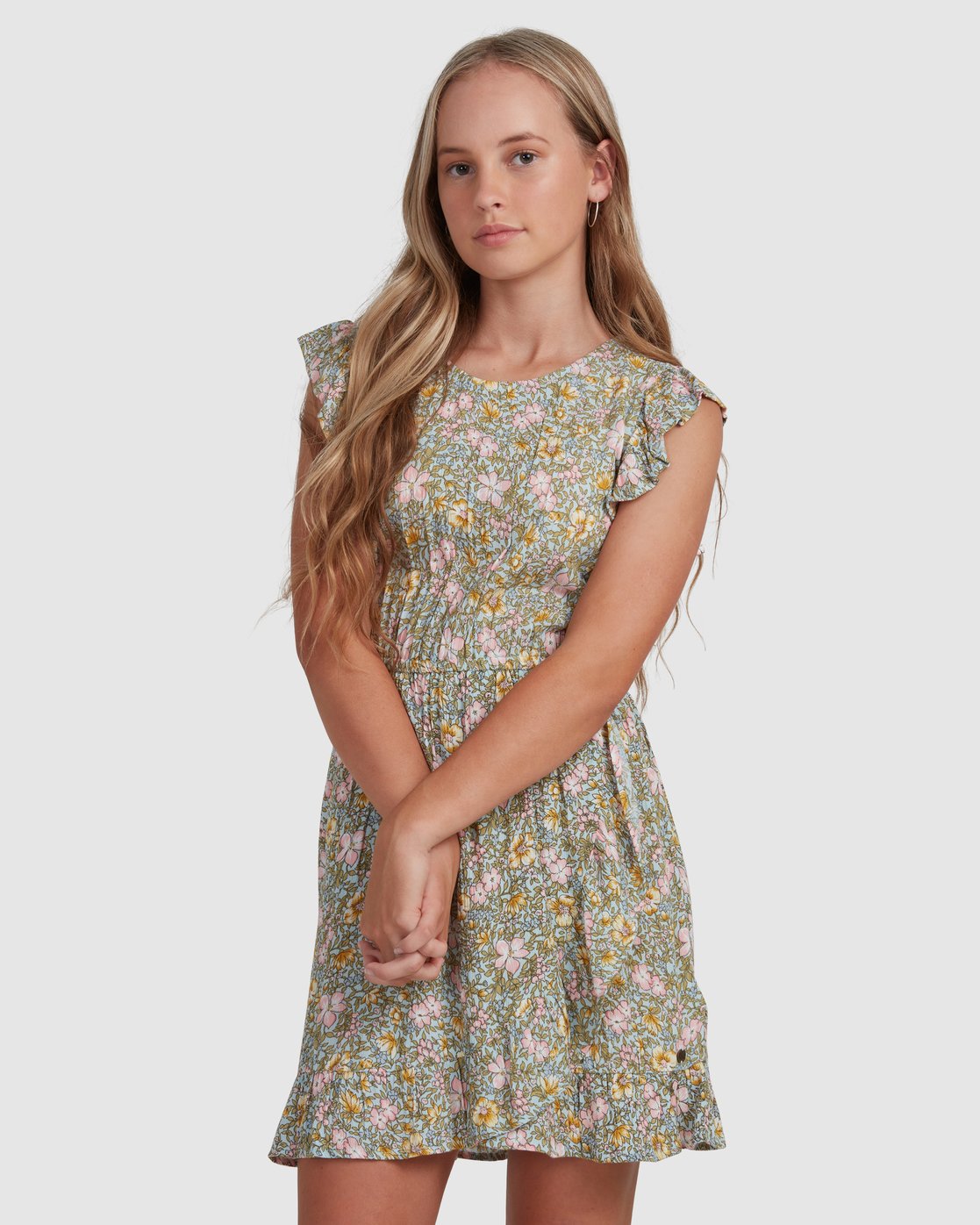 Billabong Girls 6-14 Sweeter Than You Dress Salty Blue