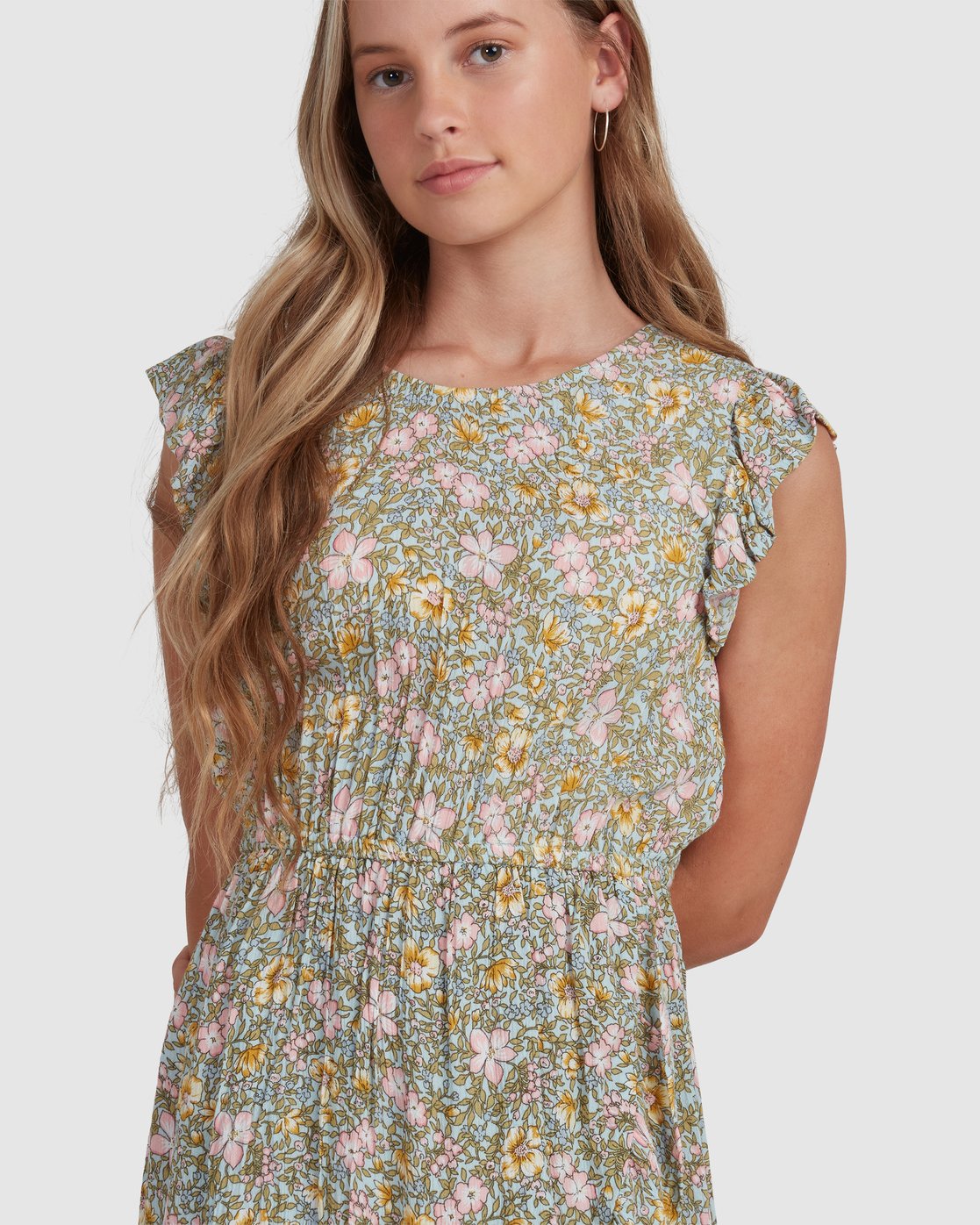 Billabong Girls 6-14 Sweeter Than You Dress Salty Blue