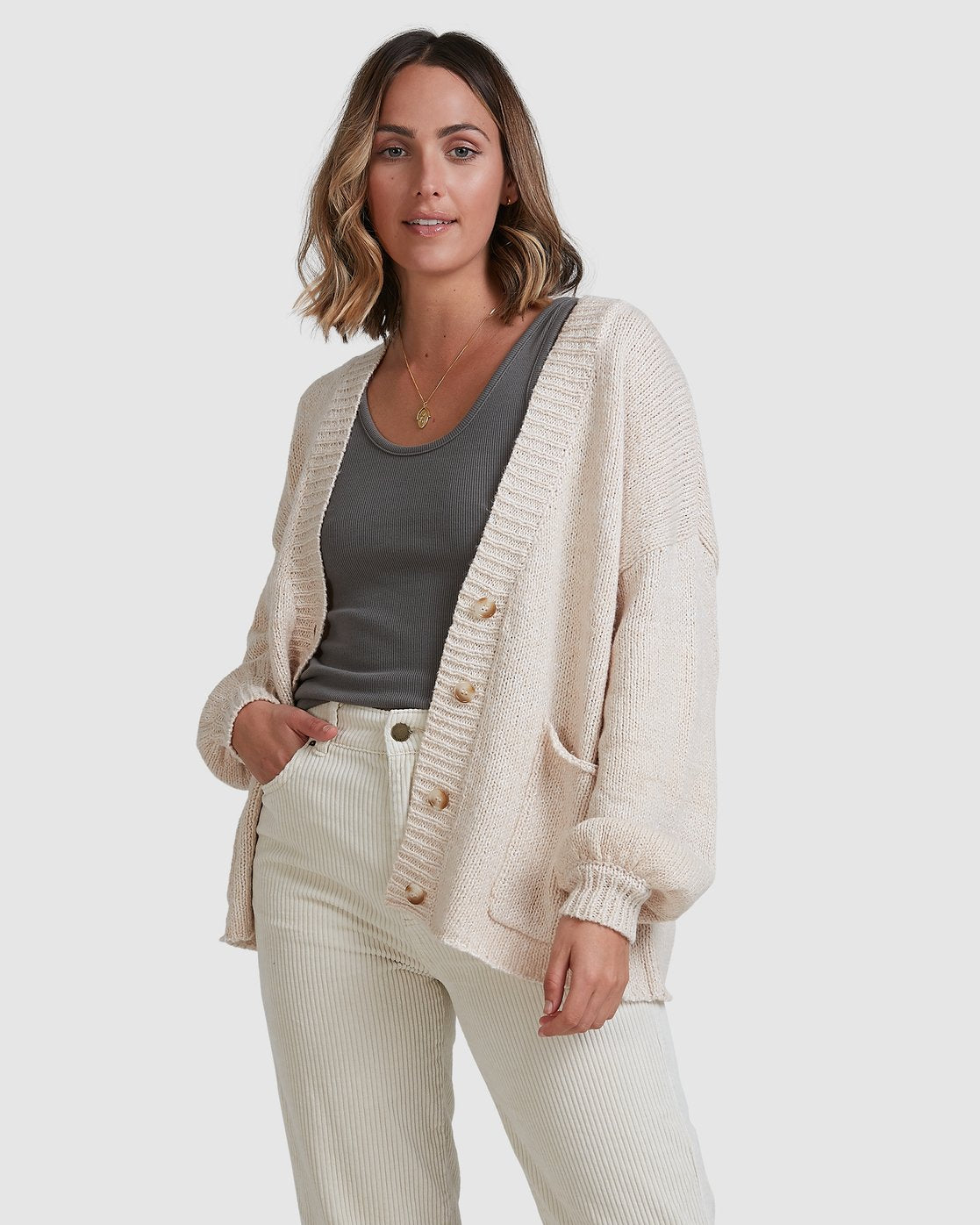 Billabong Haze For Dayz Cardigan White cap