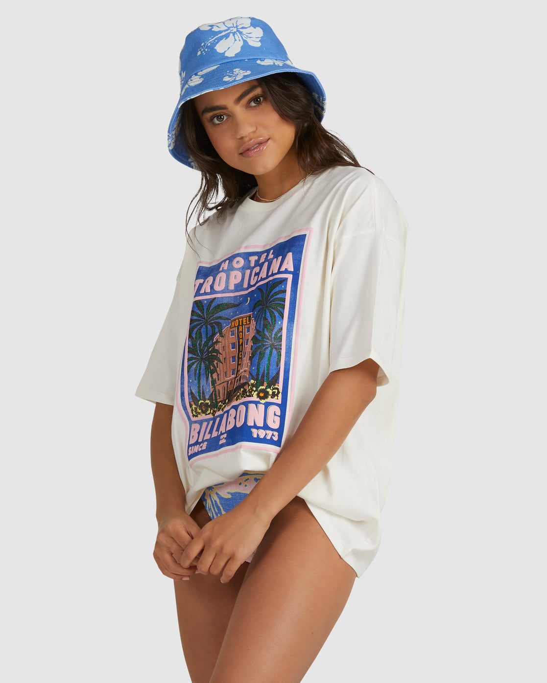 Billabong Hotel Tropicana T-Shirt STONE