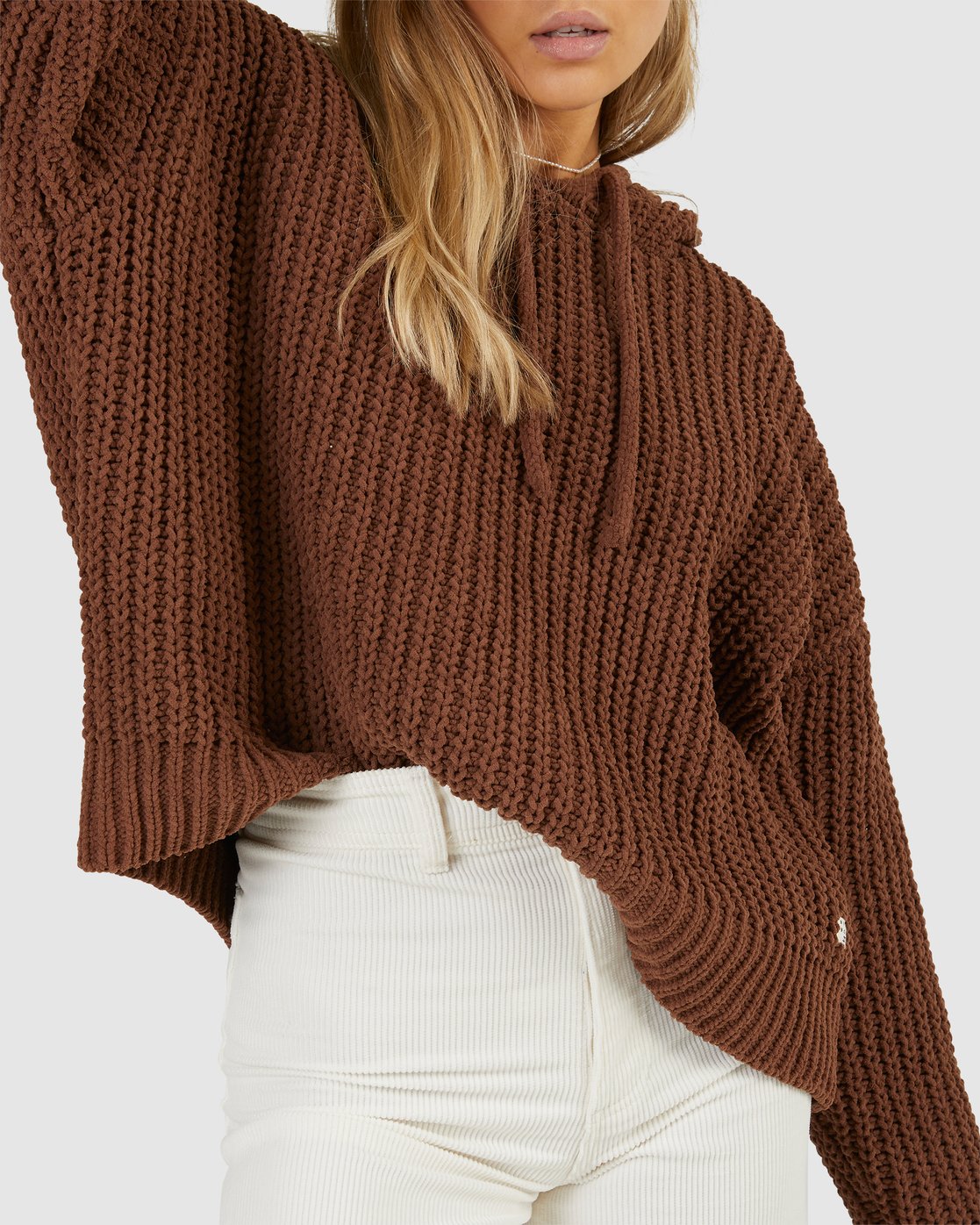 Billabong Nelly Hooded Sweater CHOCOLATE