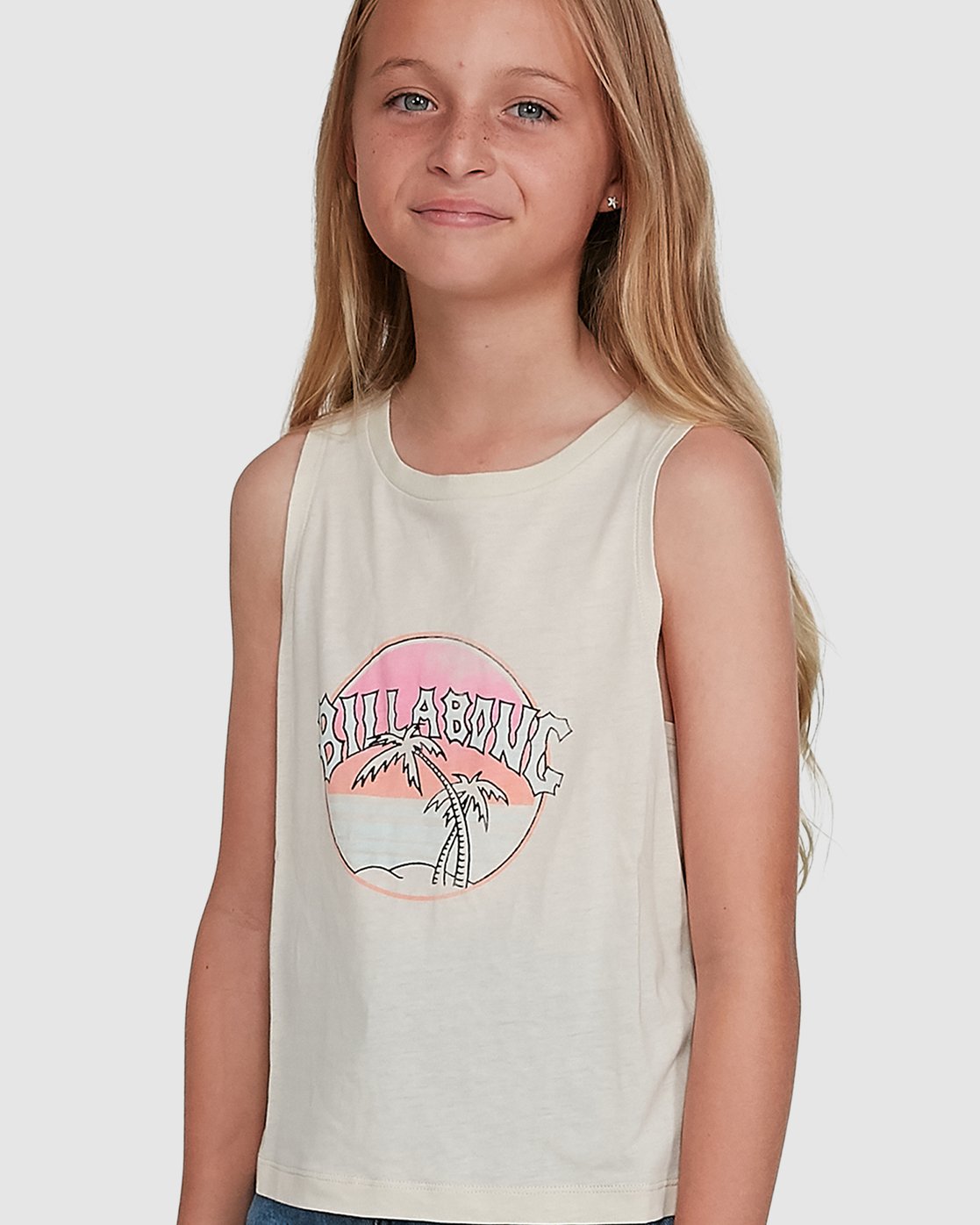 Billabong Sun Faded Tank White cap