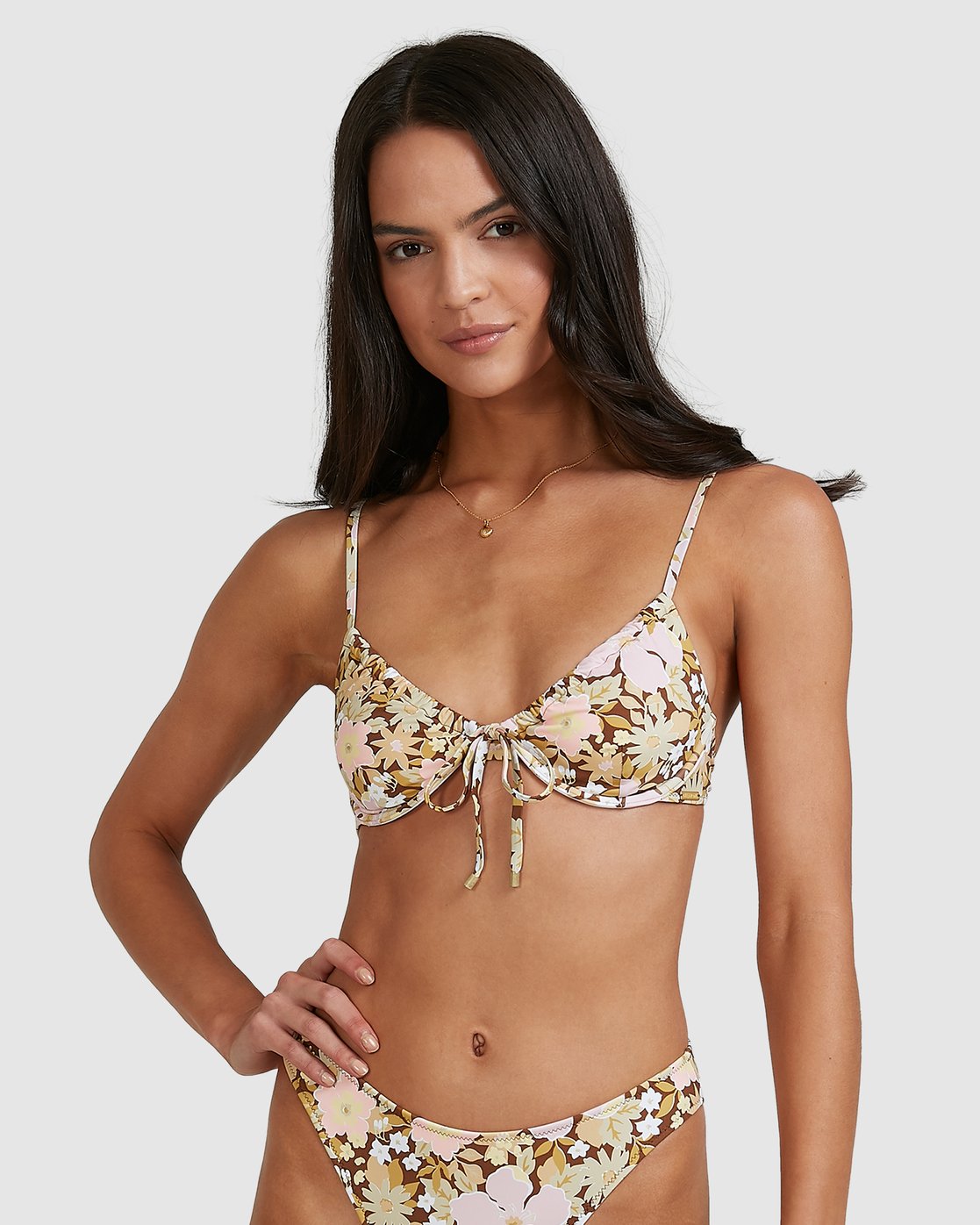 Billabong Sweet Dreams Ella Bra Bikini Top Cocoa