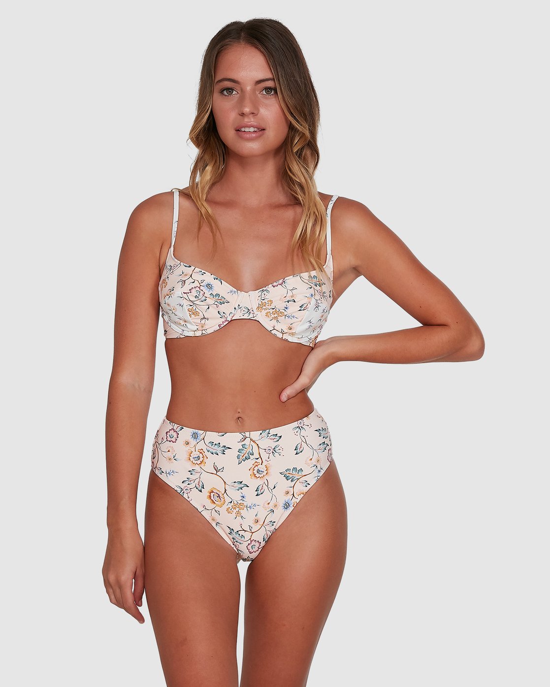 Billabong This Gypsy Hi Maui Bikini Bottoms Pink