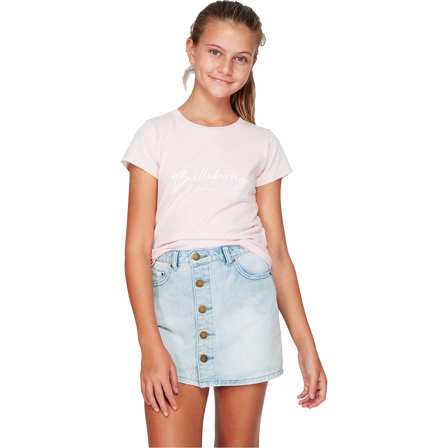 Billabong Too Good Denim Girls Skirt