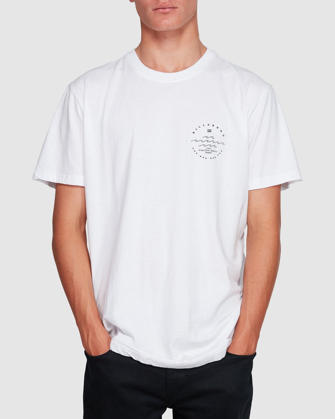 Billabong Wavy Davy Short Sleeve Tee White