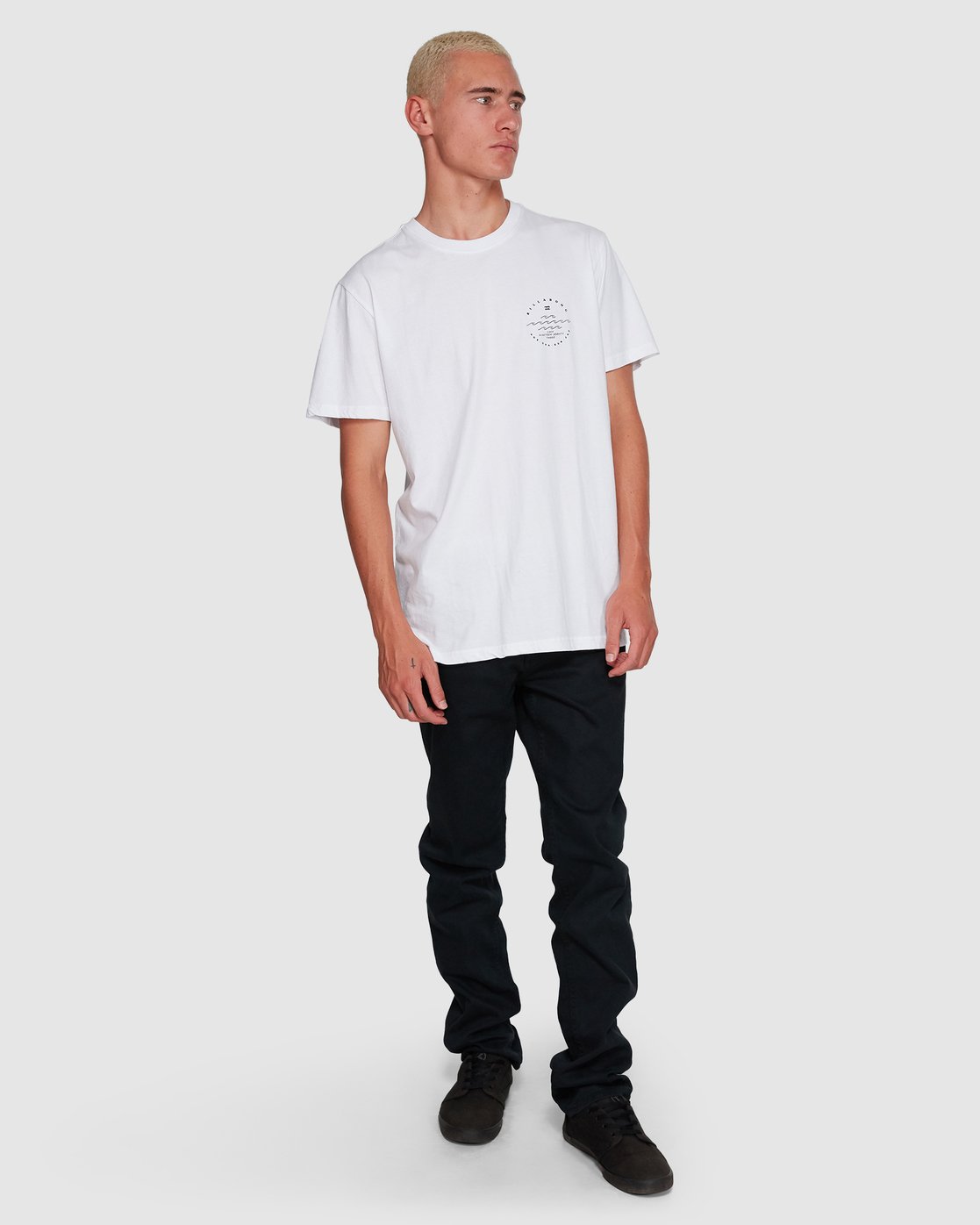 Billabong Wavy Davy Short Sleeve Tee White