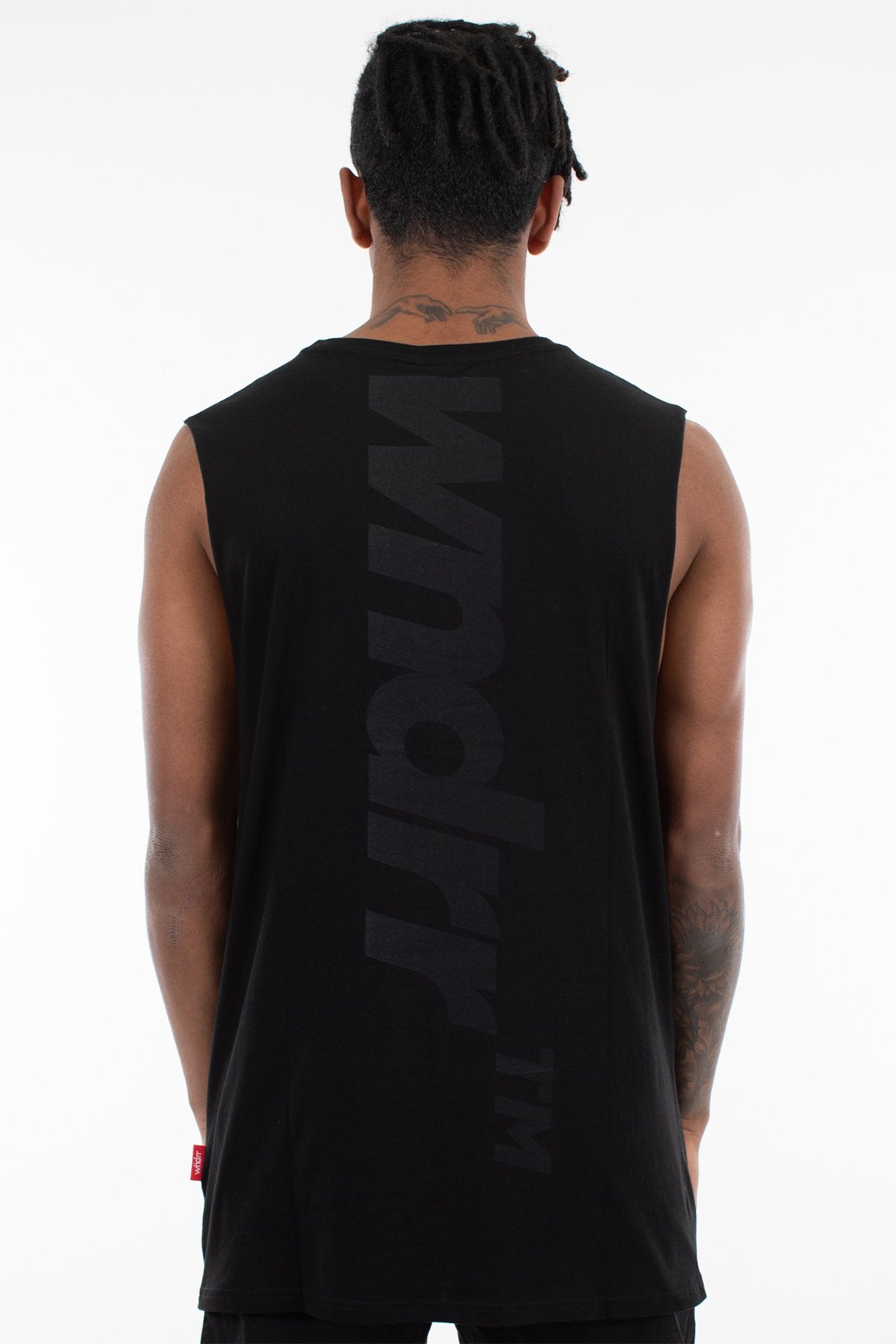 WNDRR BACKLASH MUSCLE TOP Black / black