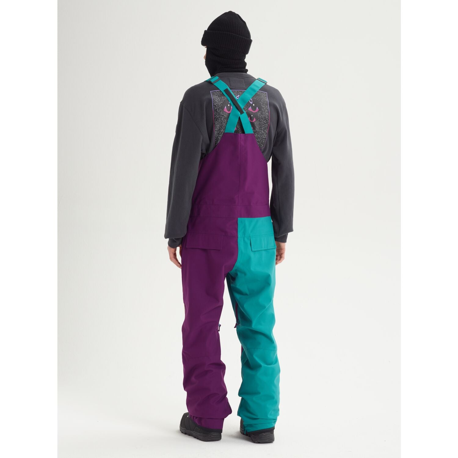 Burton Analog Ice Out Bib Snowboard Pant 2020 Safari / Green-Blue Slate / Charisma