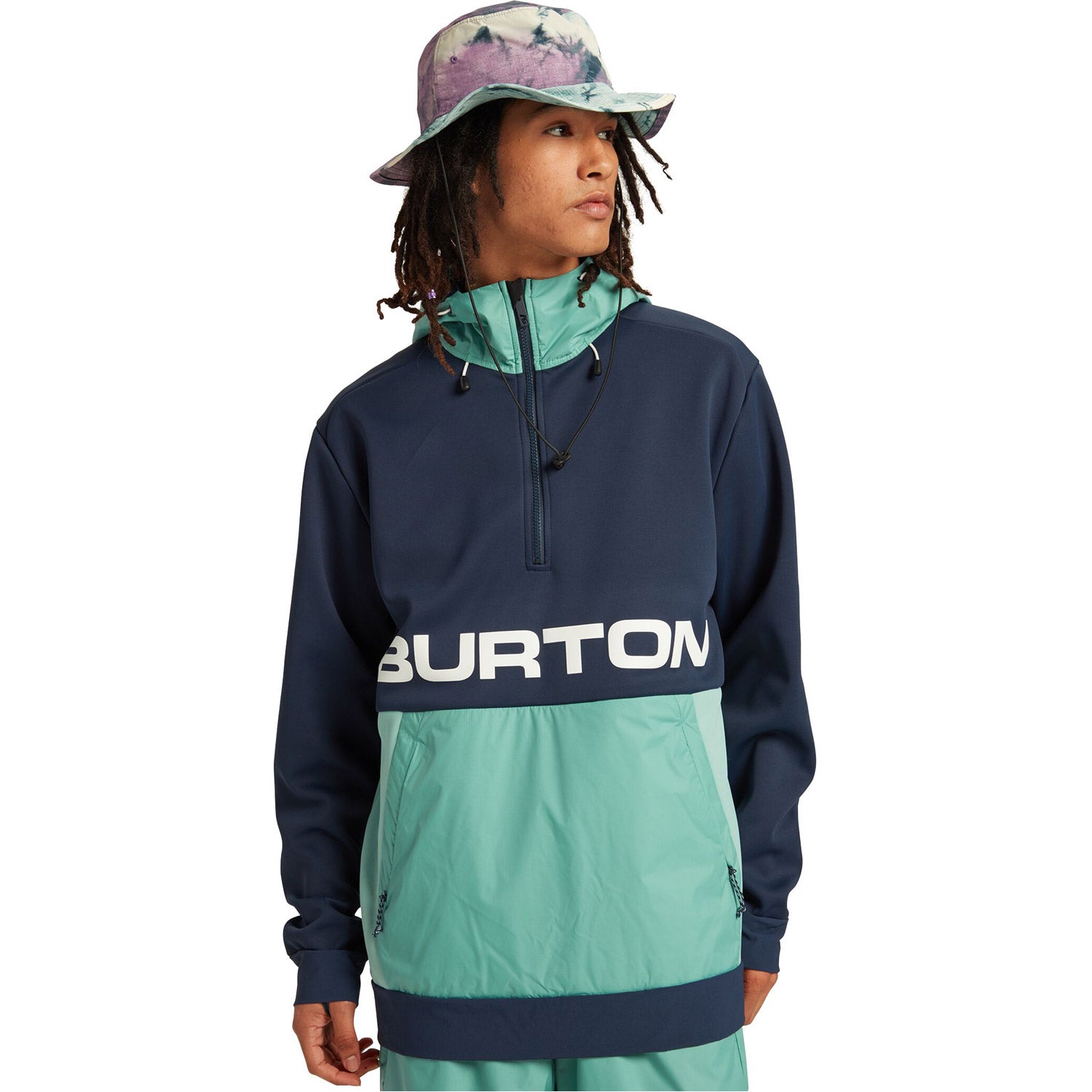 Burton Crown Weatherproof Performance Pullover Fleece 2020 Dress Blue