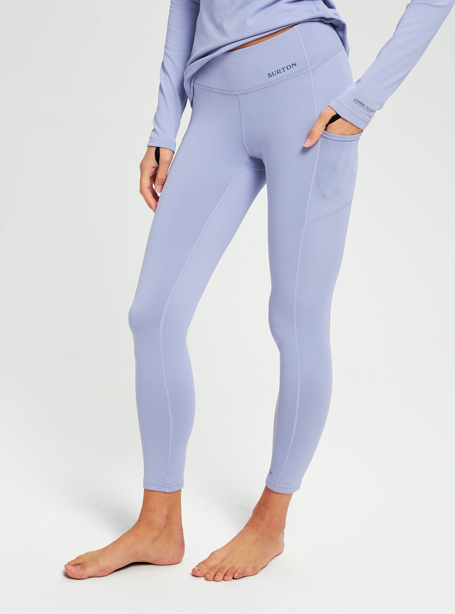 Burton Heavyweight X Base Layer Pants 2022 Foxglove violet