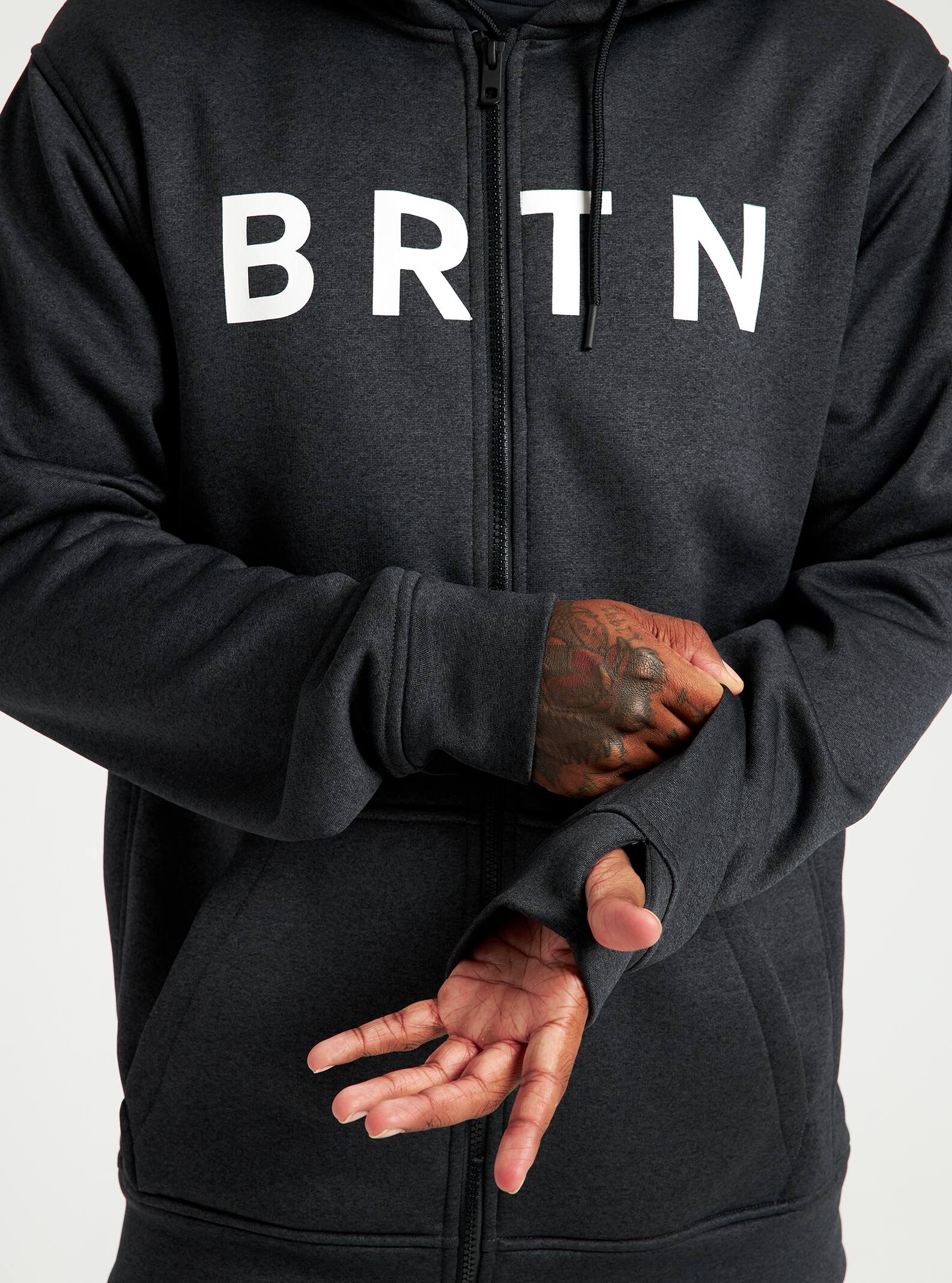 Burton Oak Seasonal Full-Zip Fleece 2022 True black heather