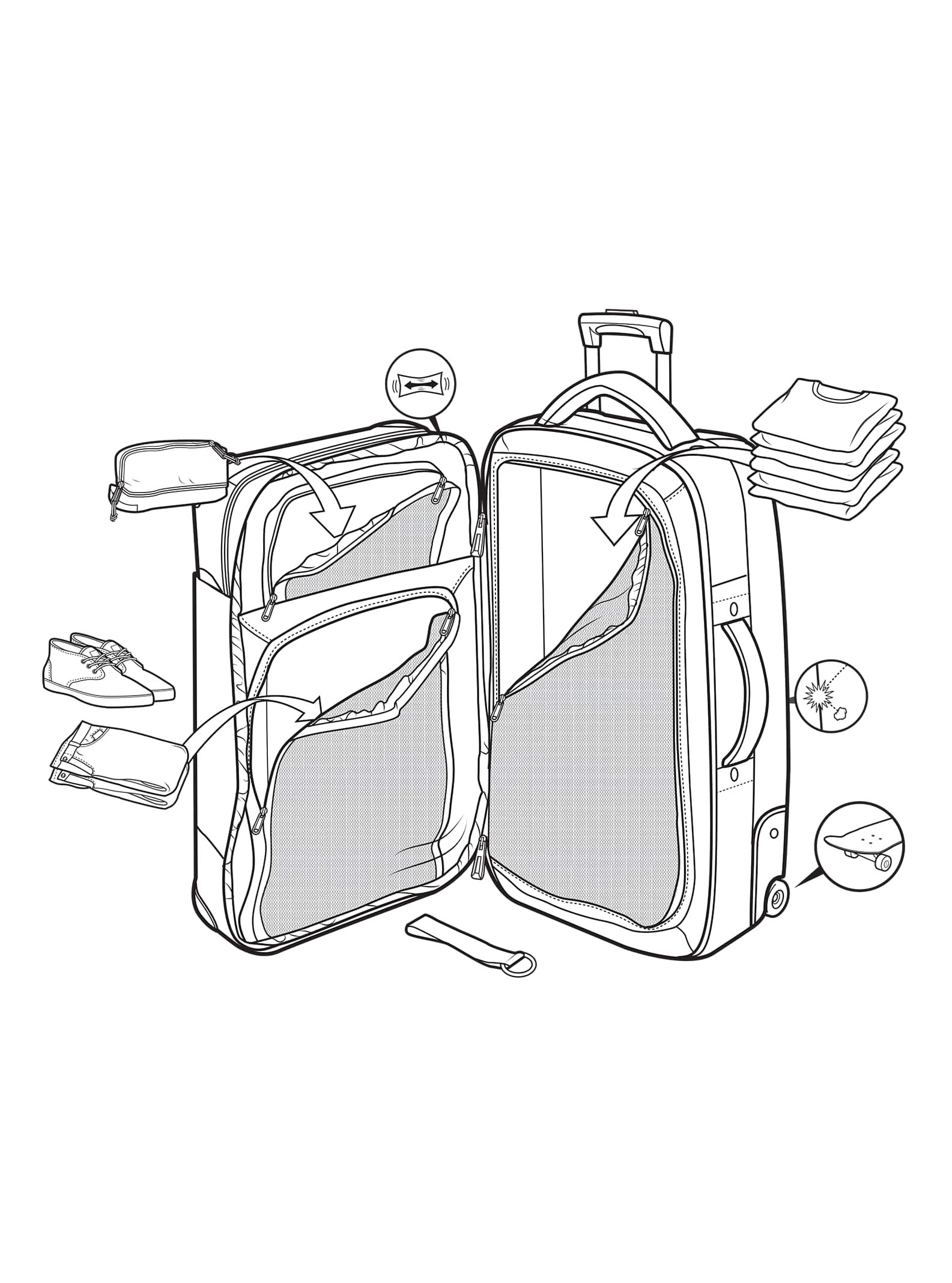 Burton Wheelie Sub 116L Travel Bag 2022 True penny ballistic
