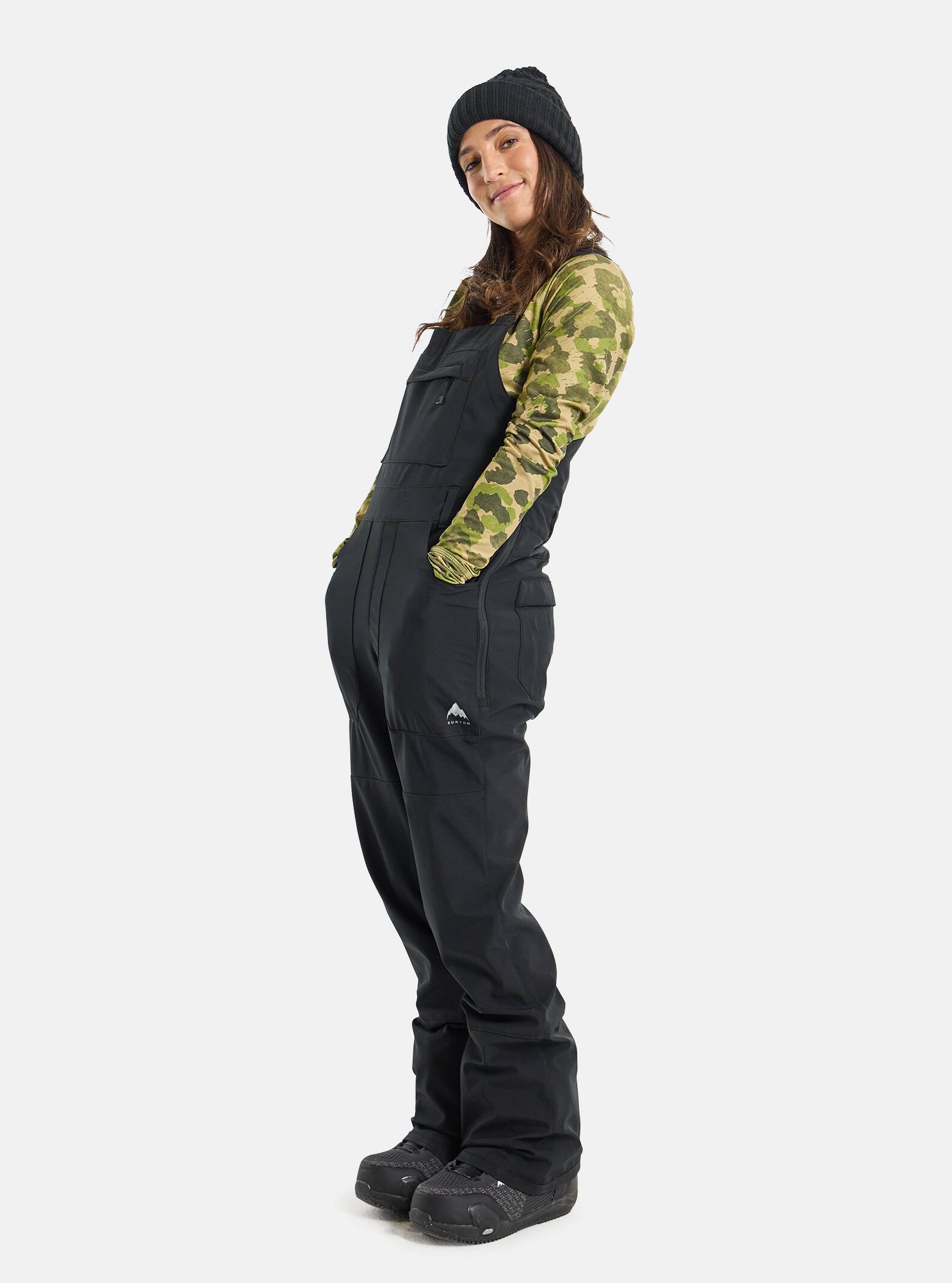 Burton Women's Burton Avalon Stretch 2L Softshell Bib Pants True Black
