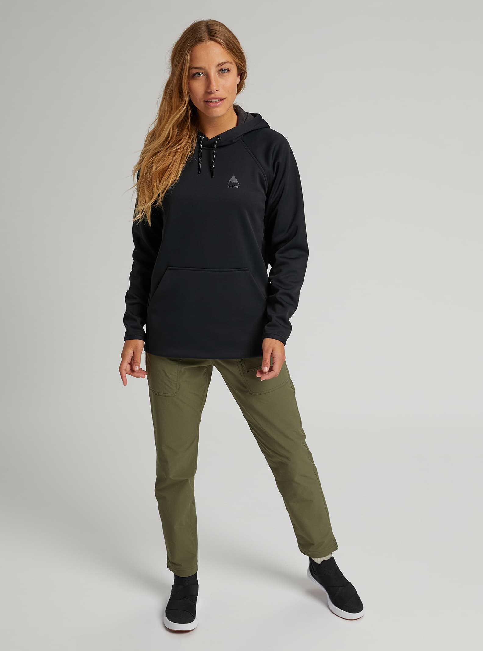Burton Women's Burton Crown Weatherproof Pullover Fleece True Black