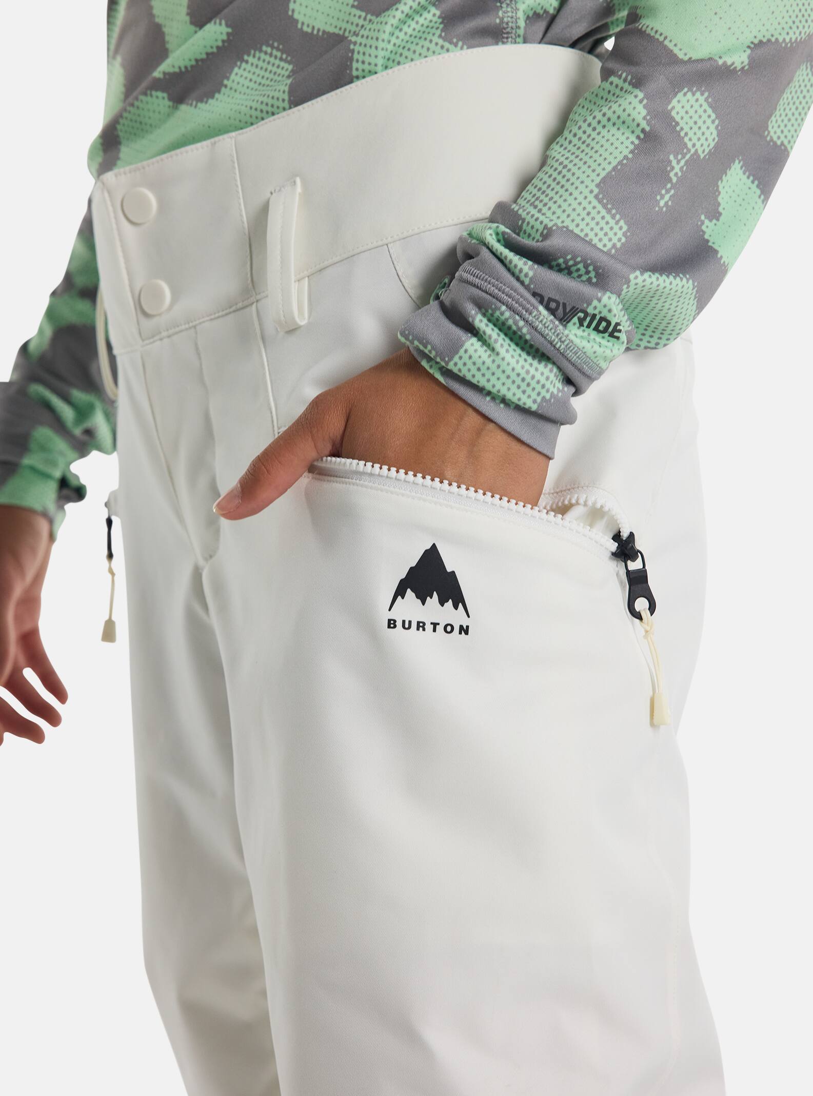 Burton Women's Burton Marcy High Rise Stretch Pants Stout White