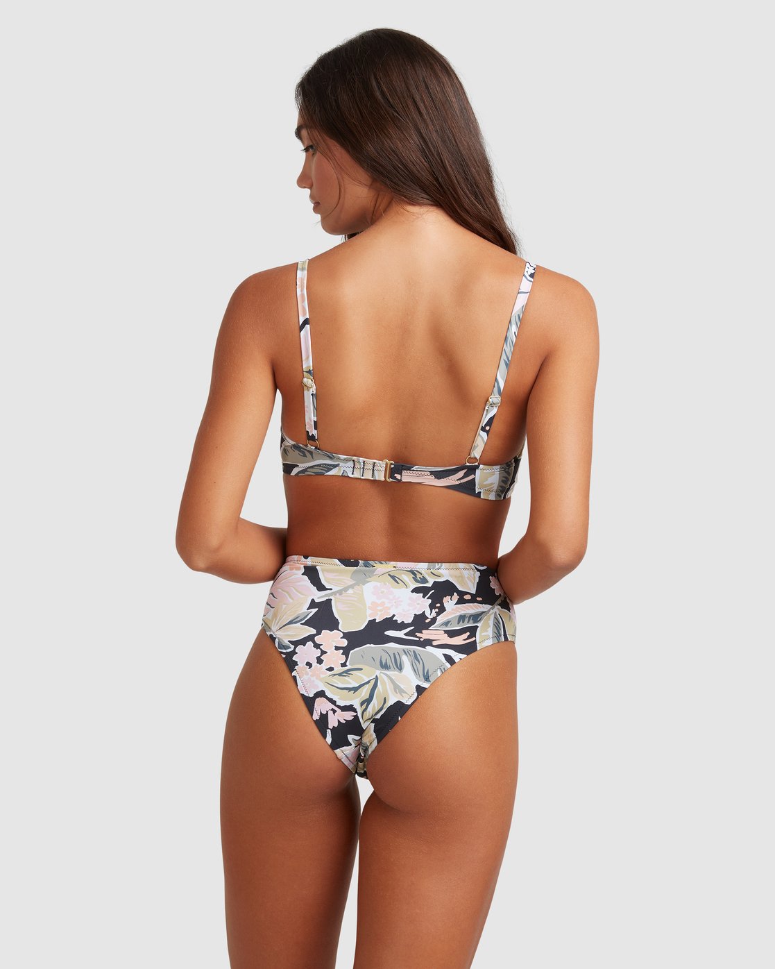 Billabong Sunset Lila D/DD Bralette Bikini Top Off Black