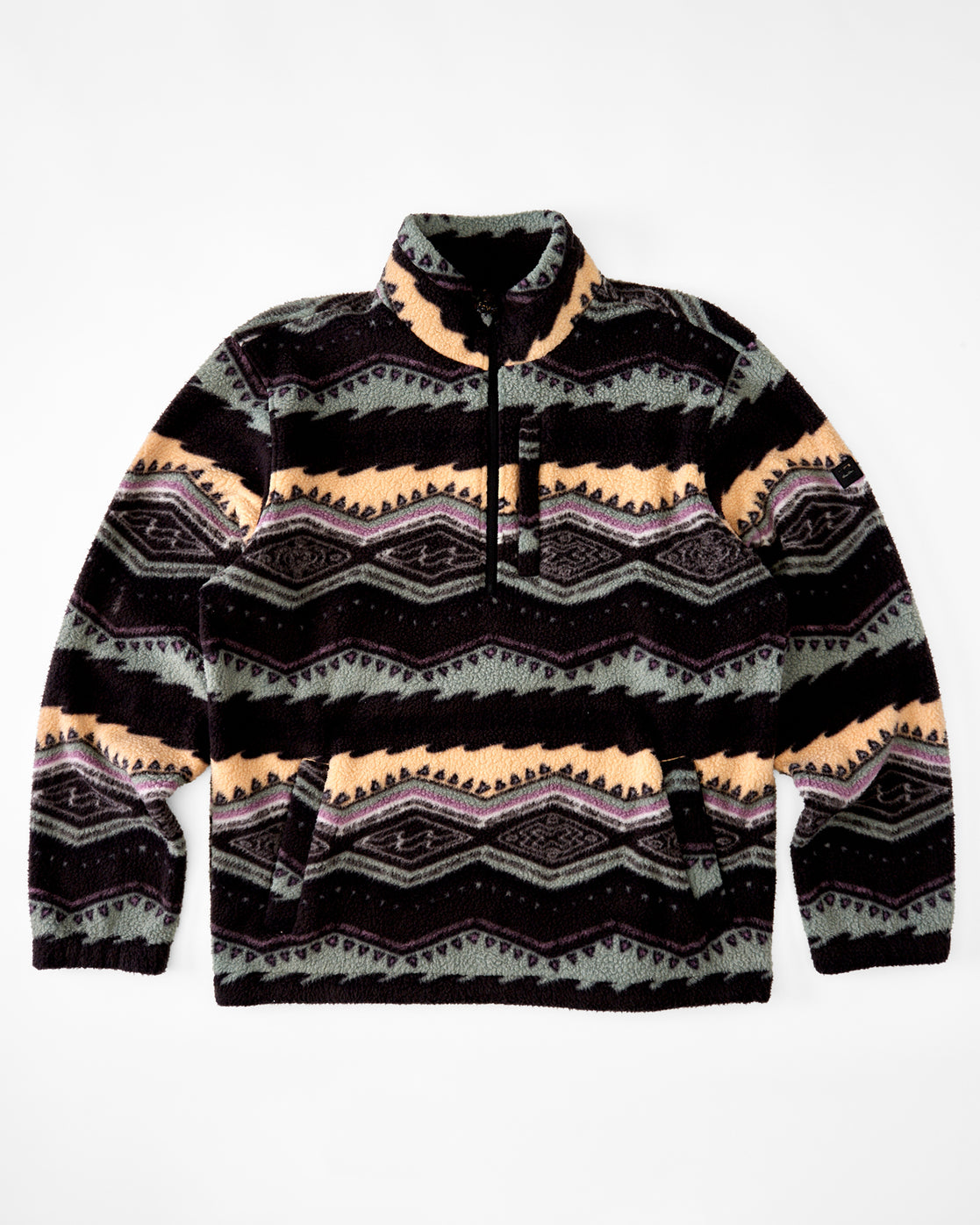 Billabong A/Div Boundary Half-Zip Mock Neck Pullover RAVEN
