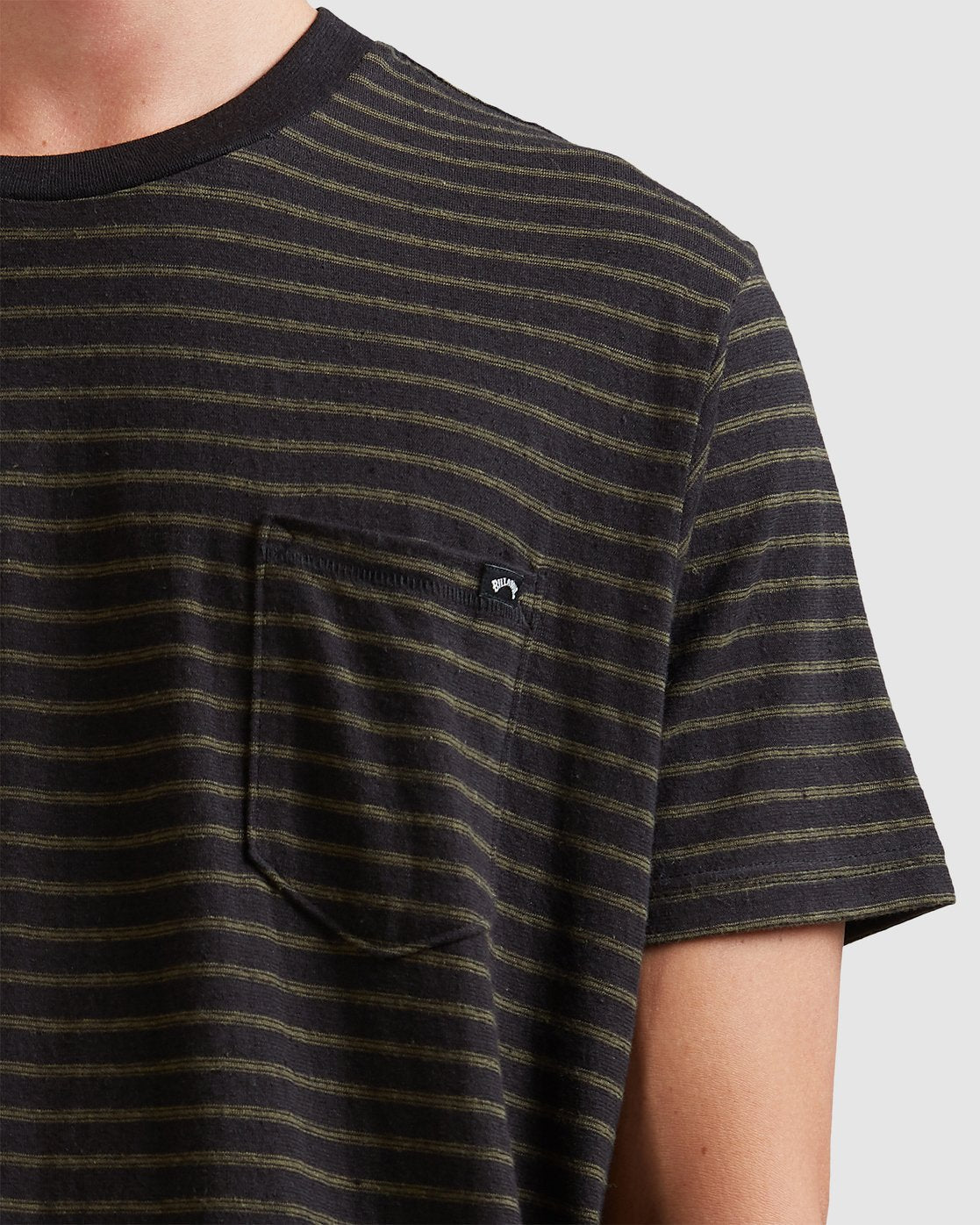 Billabong A/DIV El Dorado Hemp Stripe Crew T-Shirt Black