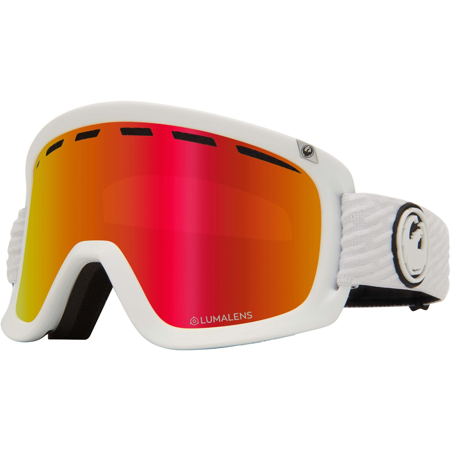 Dragon D1 OTG Goggle 2020 PK White Lumalens Red Ion
