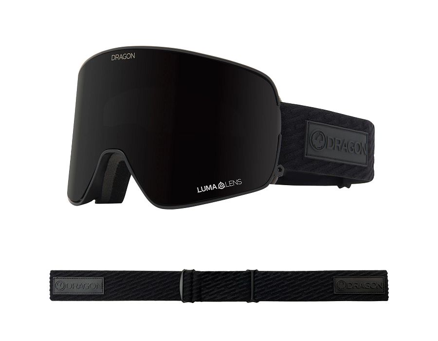 Dragon NFX2 Asian Fit Snow Goggles 2023 Midnight Lumalens Midnight With Lumalens Violet Lens