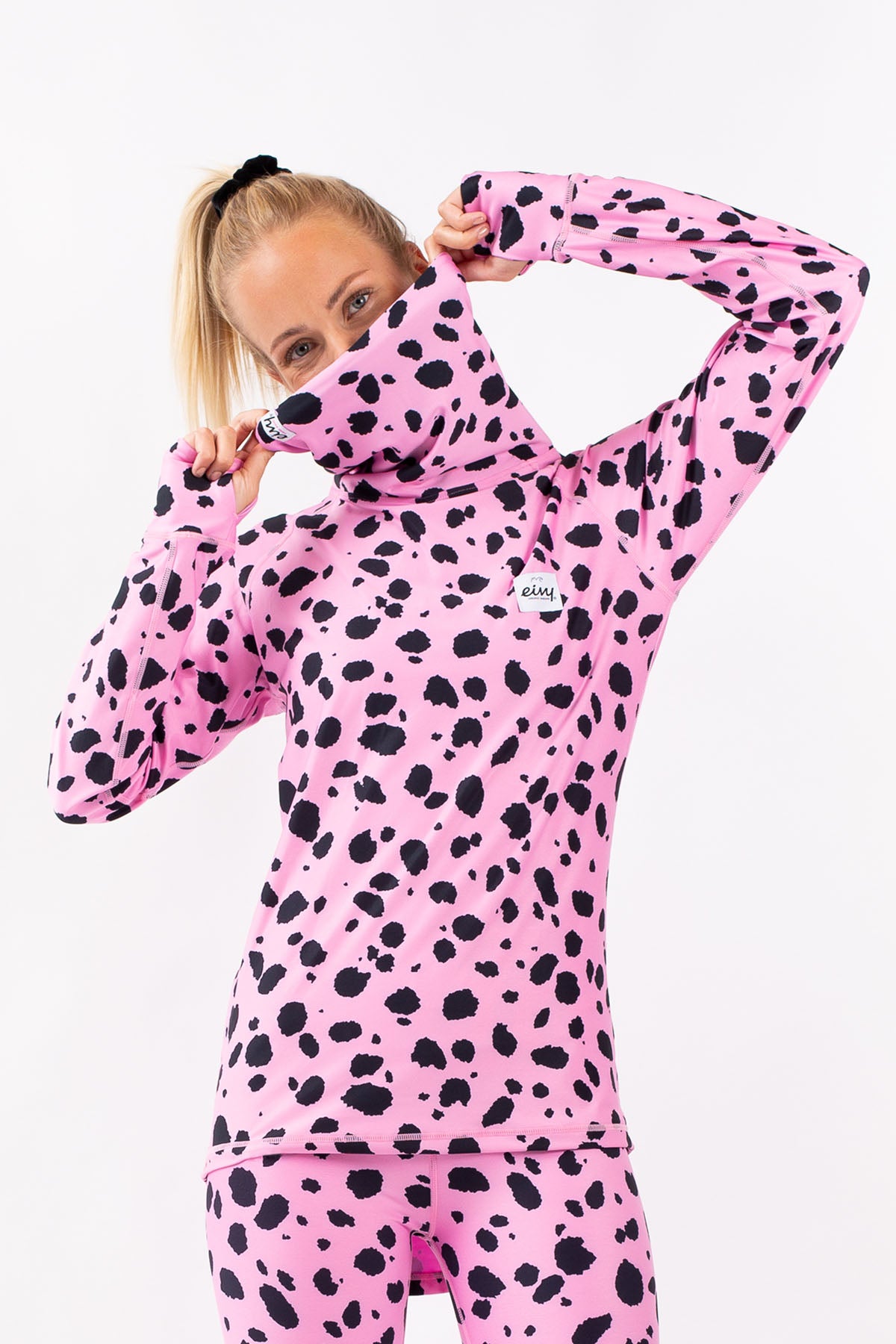 Eivy Icecold Gaiter Thermal Top Pink Cheetah