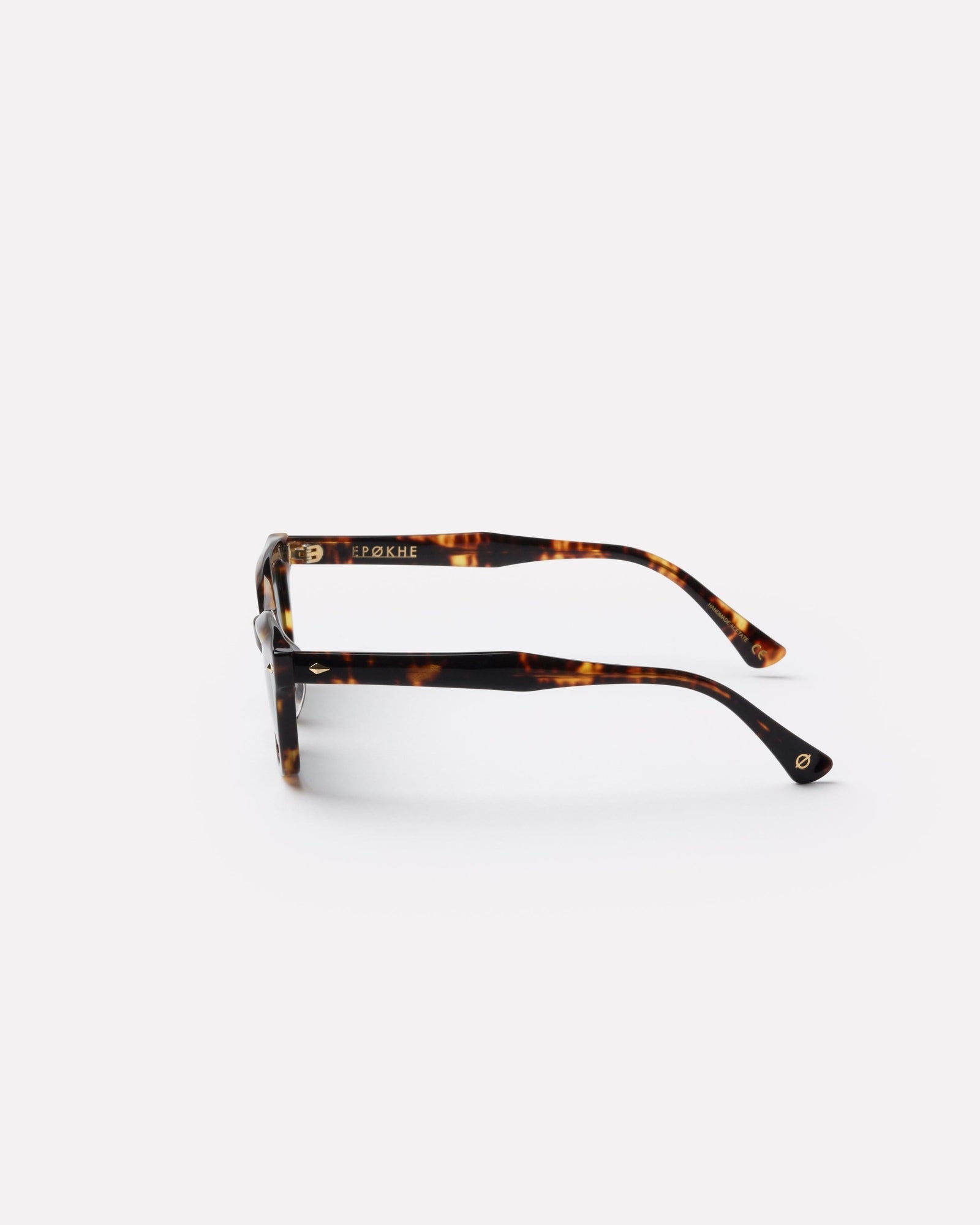 Epokhe Ceremony Sunglasses Tortoise Polished / Green Polarised