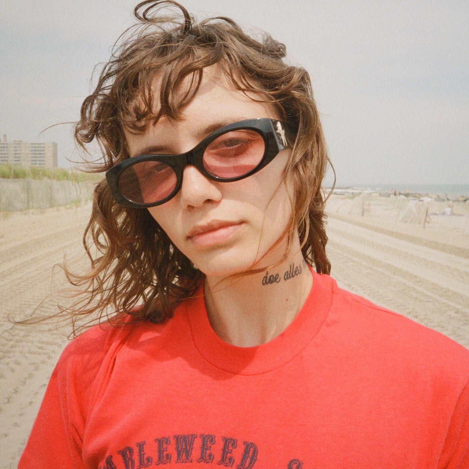 Suede Sunglasses