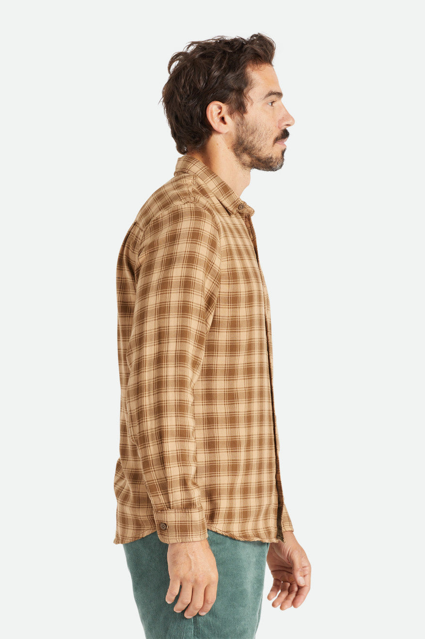 Brixton Cruz Soft Weave L/S Flannel Mojave/Deep Palm
