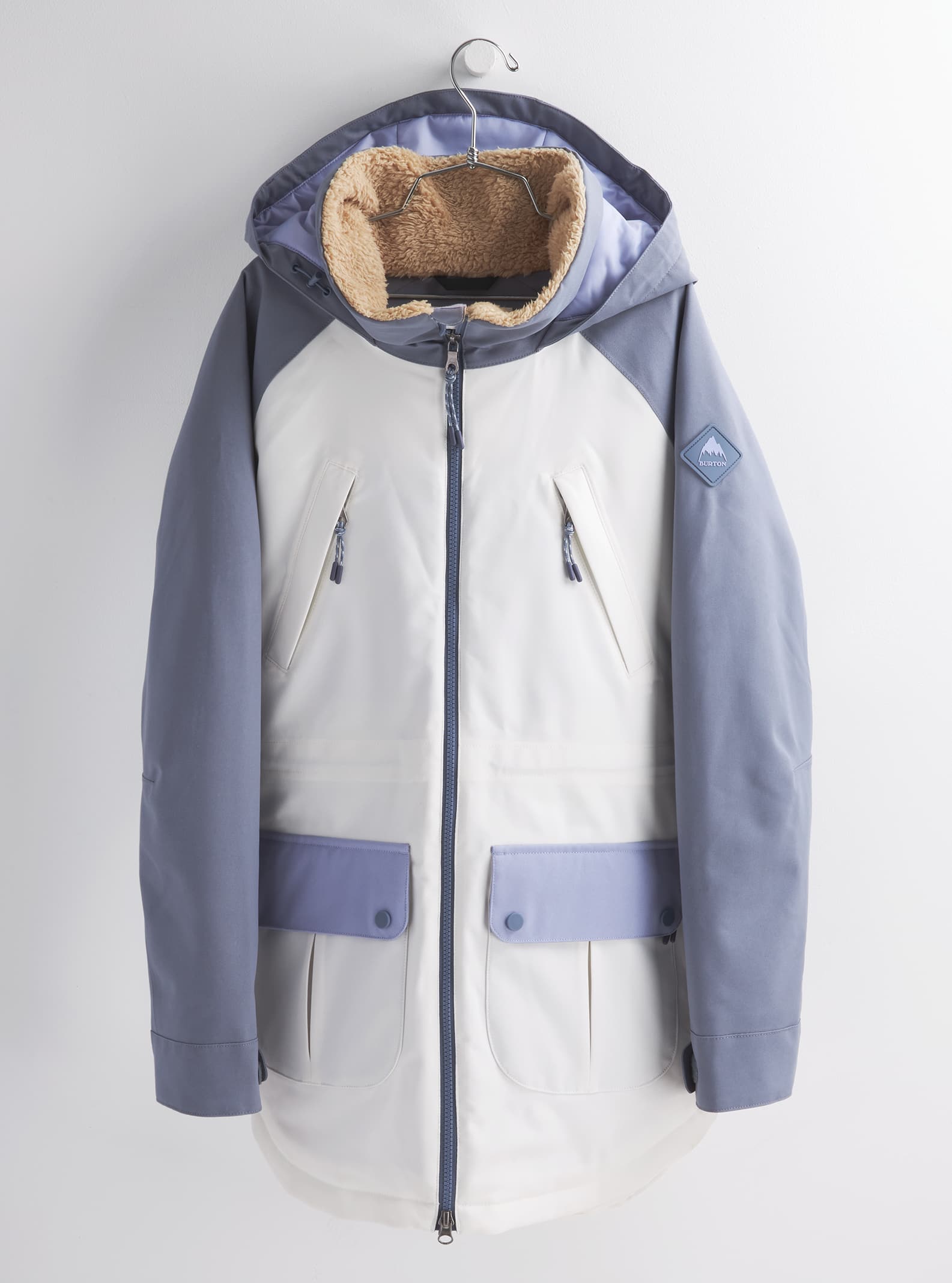 Burton Prowess Jacket 2022 Folkstone gray / stout white / foxglove violet