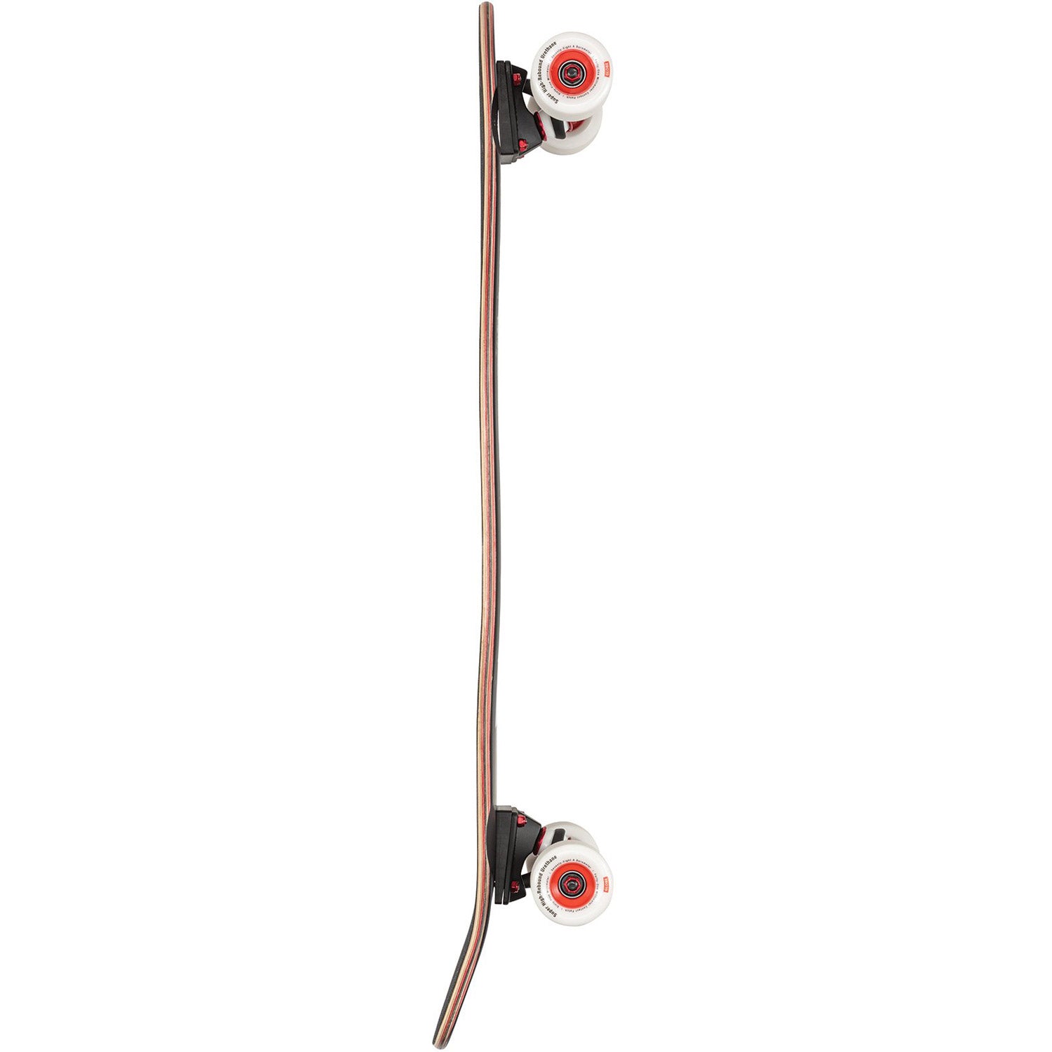 Bells Black White Red 34" Longboard Complete Skateboard