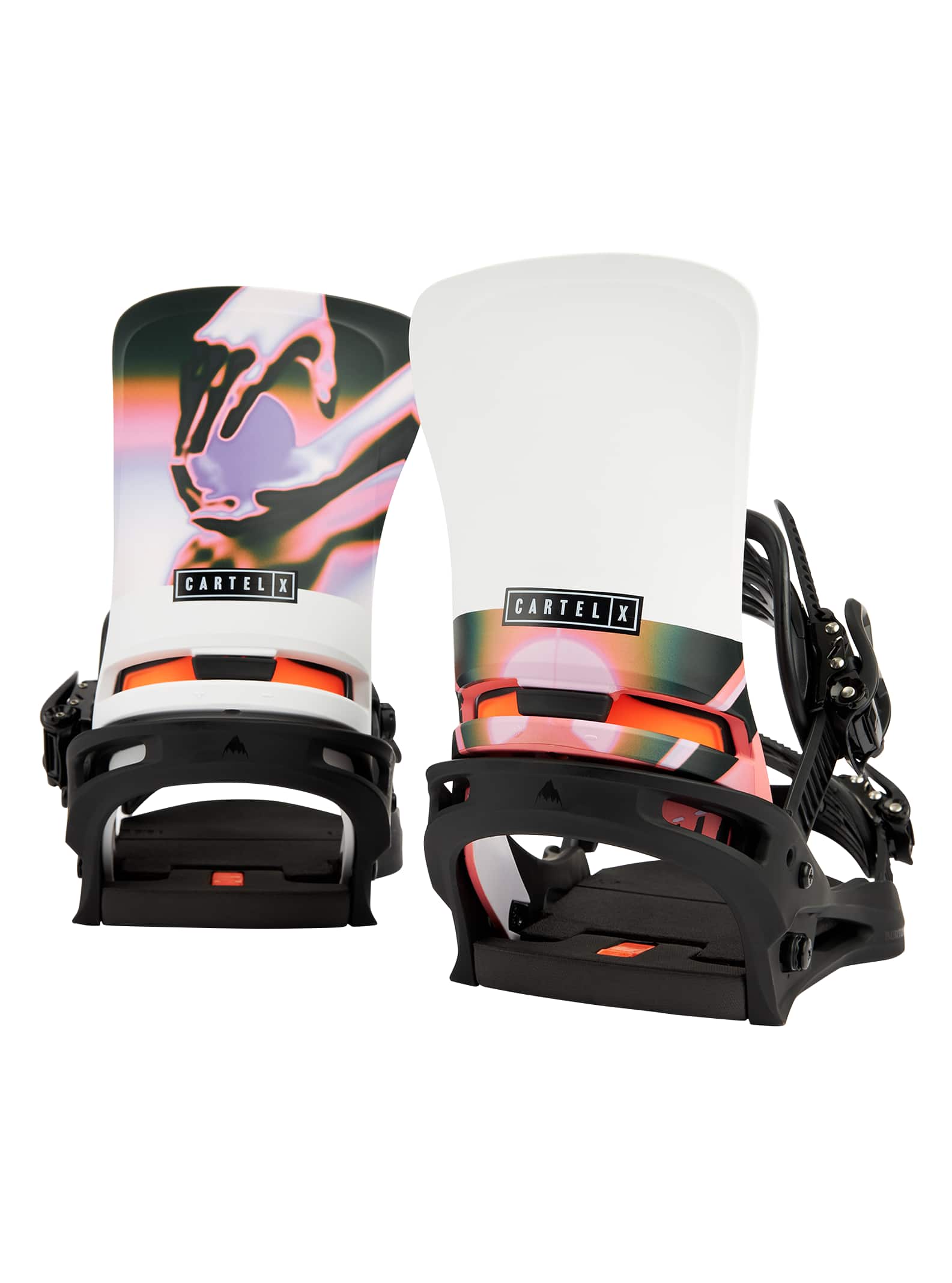 Burton Cartel X Re:Flex Snowboard Binding 2022 Black / white / graphic