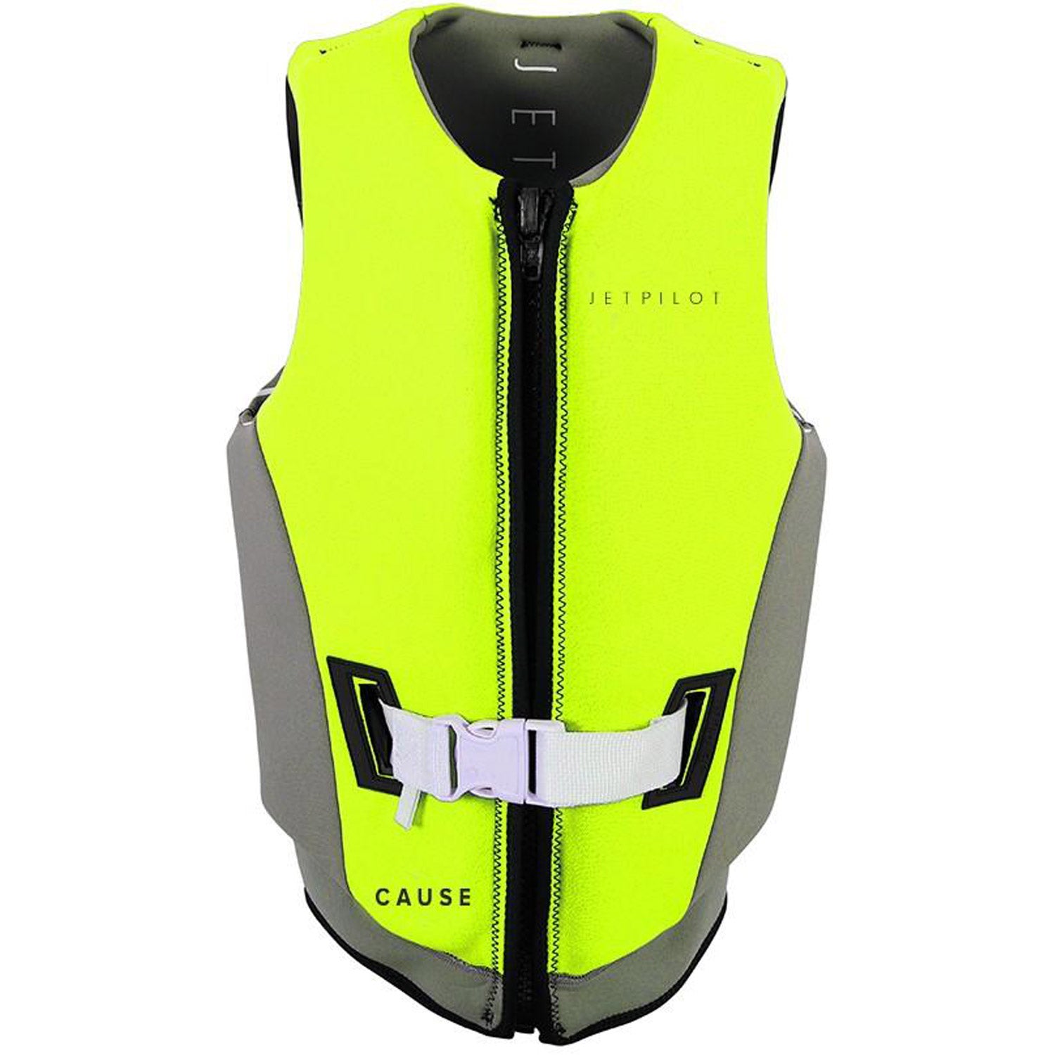Jetpilot Cause Rev F/E Womens Neo Vest 2021 Yellow/Charcoal