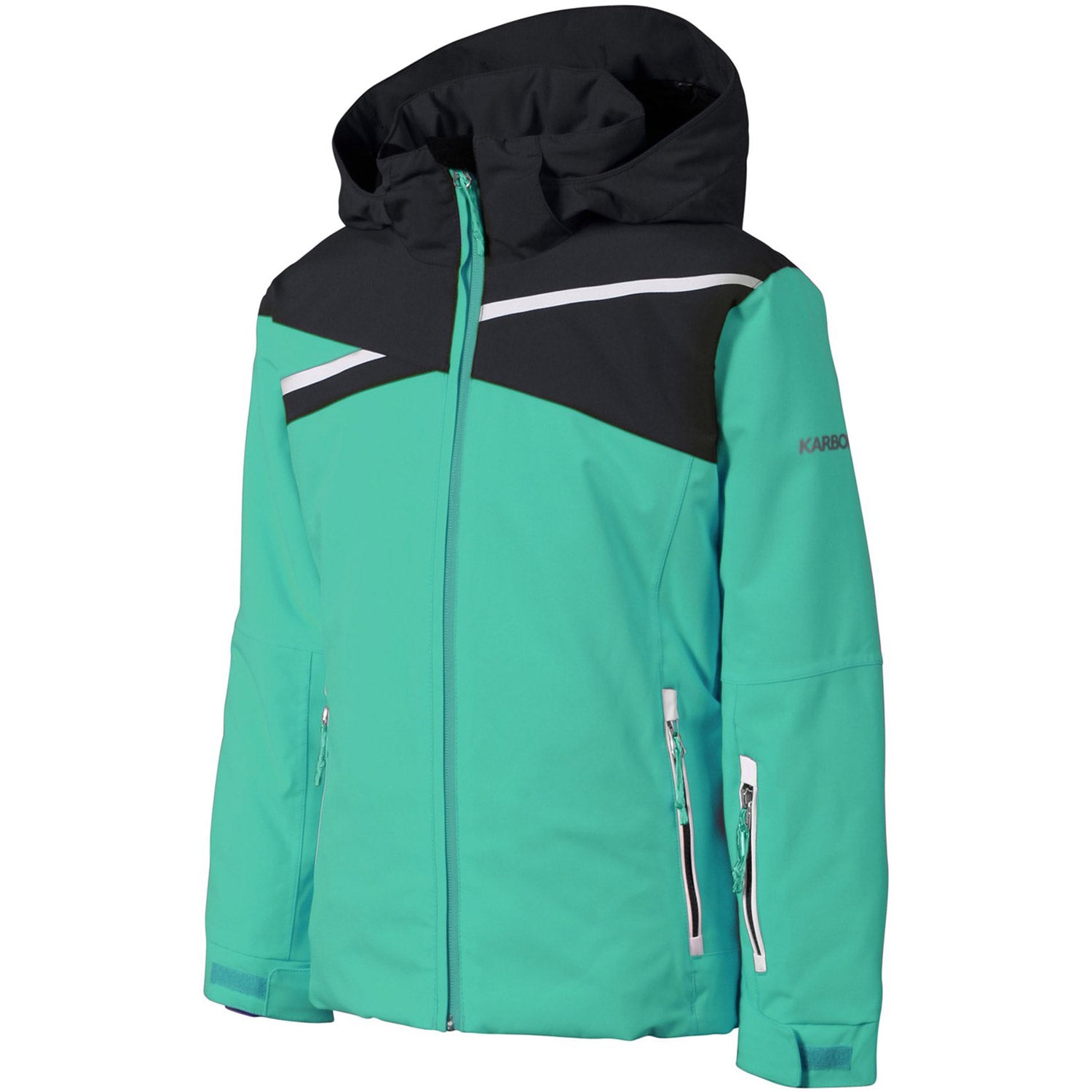 Karbon Firehawk Girl's Ski Jacket 2021 Seafoam