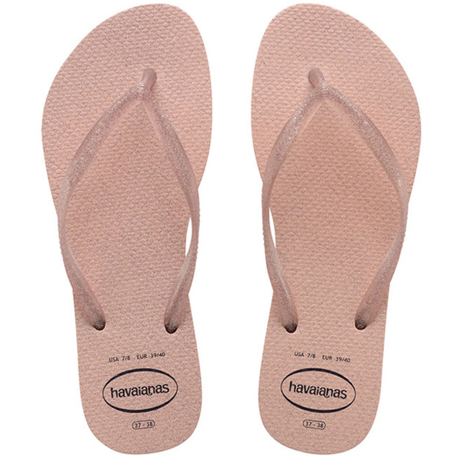 Kids Slim Gloss Thongs Ballet Rose