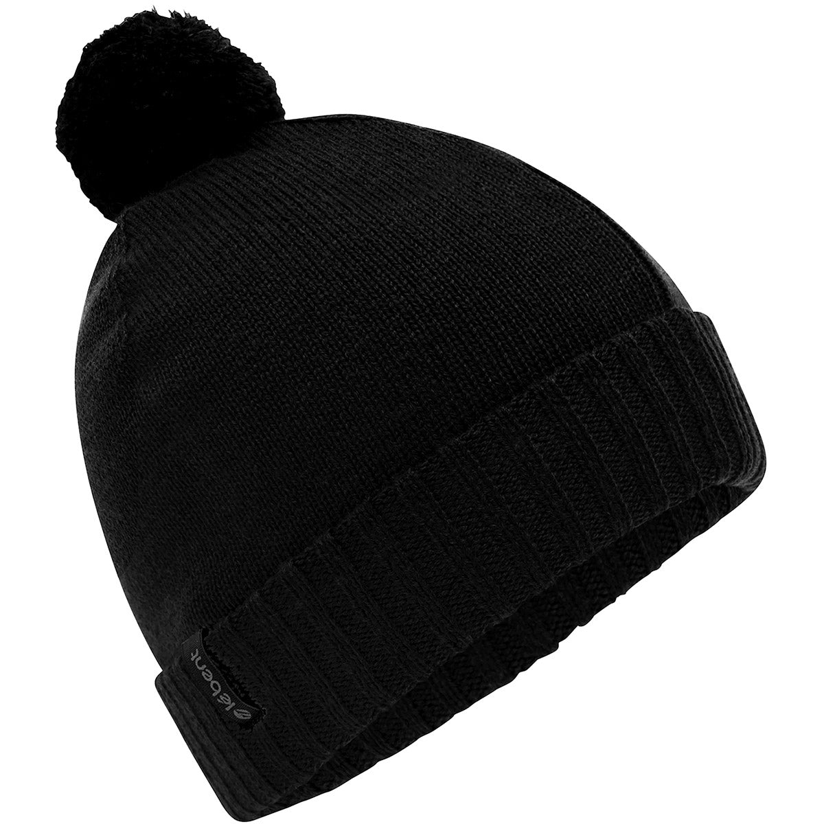 Le Bent Le Pom Beanie 2019 Black