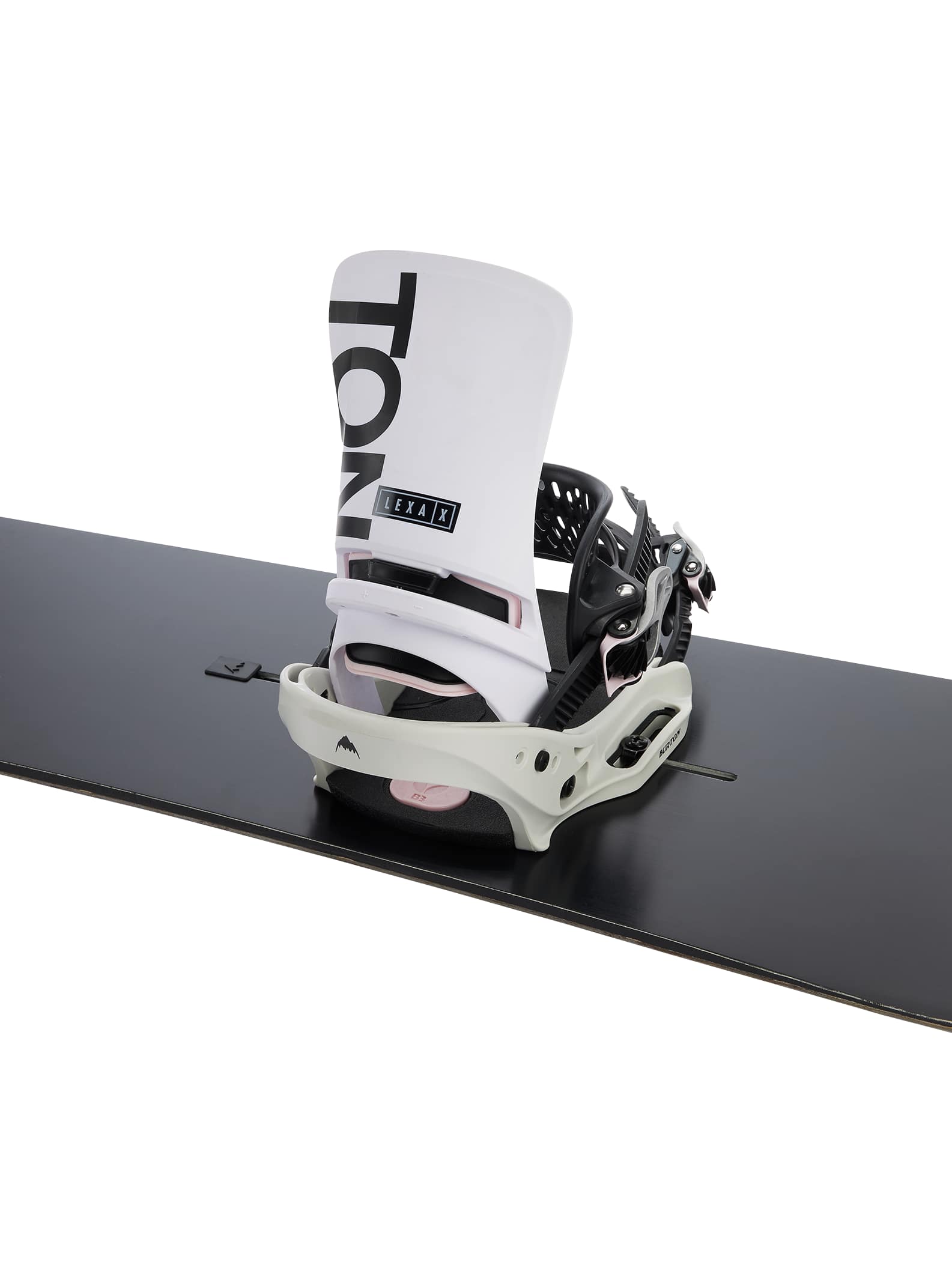 Burton Lexa X EST® Snowboard Bindings 2022 White / gray / logo