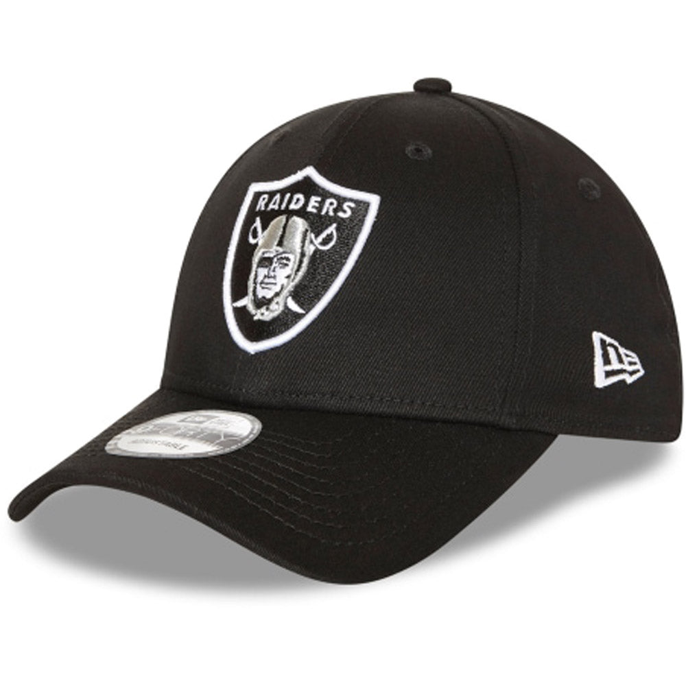 New Era Raiders Black 9FORTY Cloth Strap