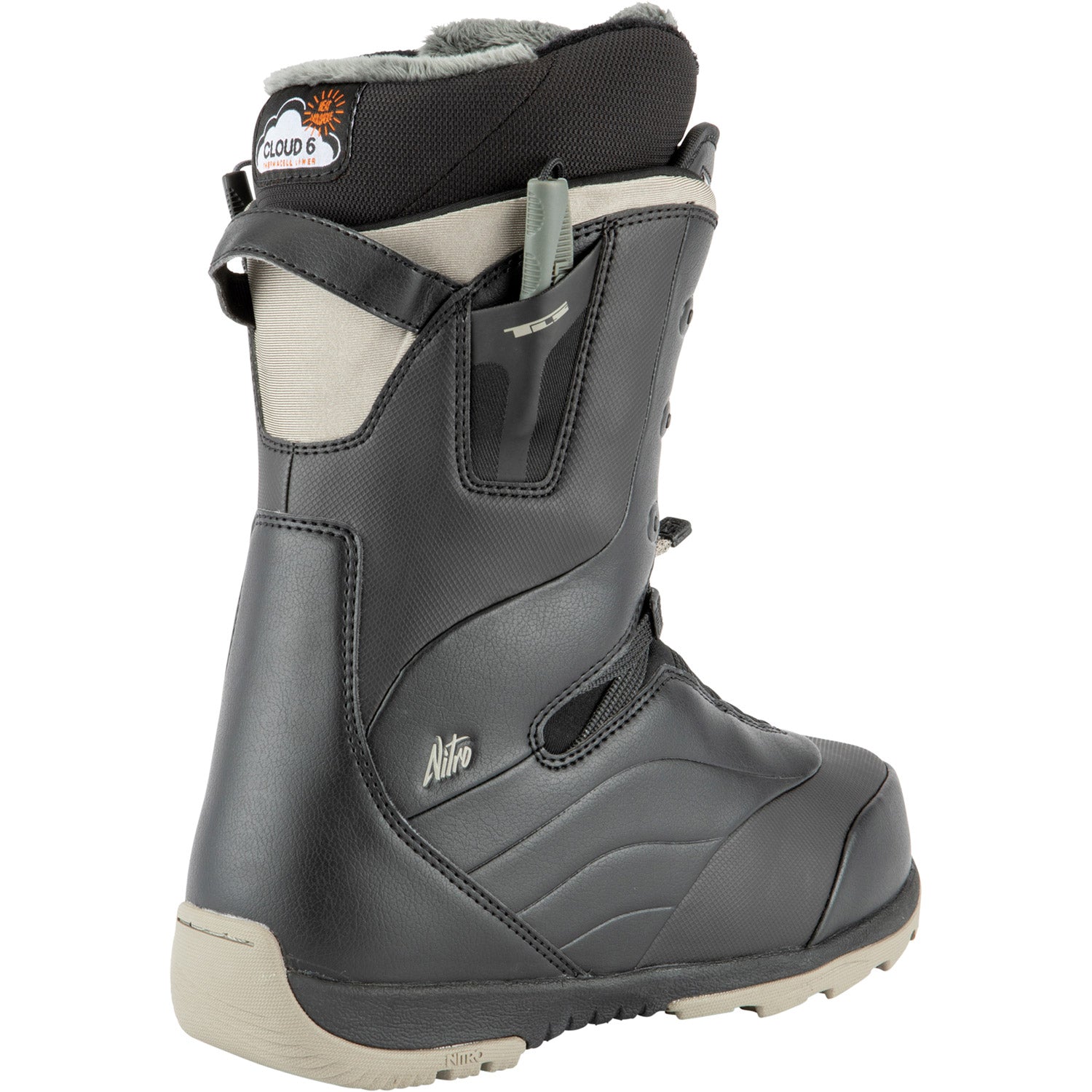 Nitro Crown TLS Snowboard Boot 2022 Black