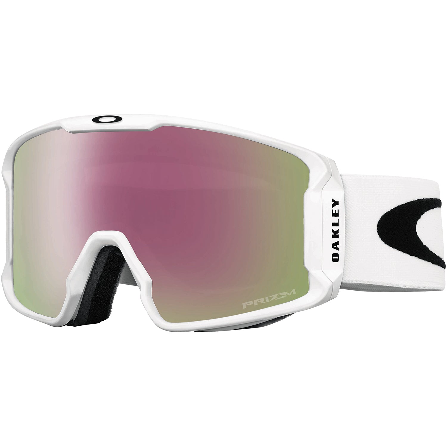 Oakley Lineminer Goggle 2020 Matte White Prizm HI Pink Iridium lens