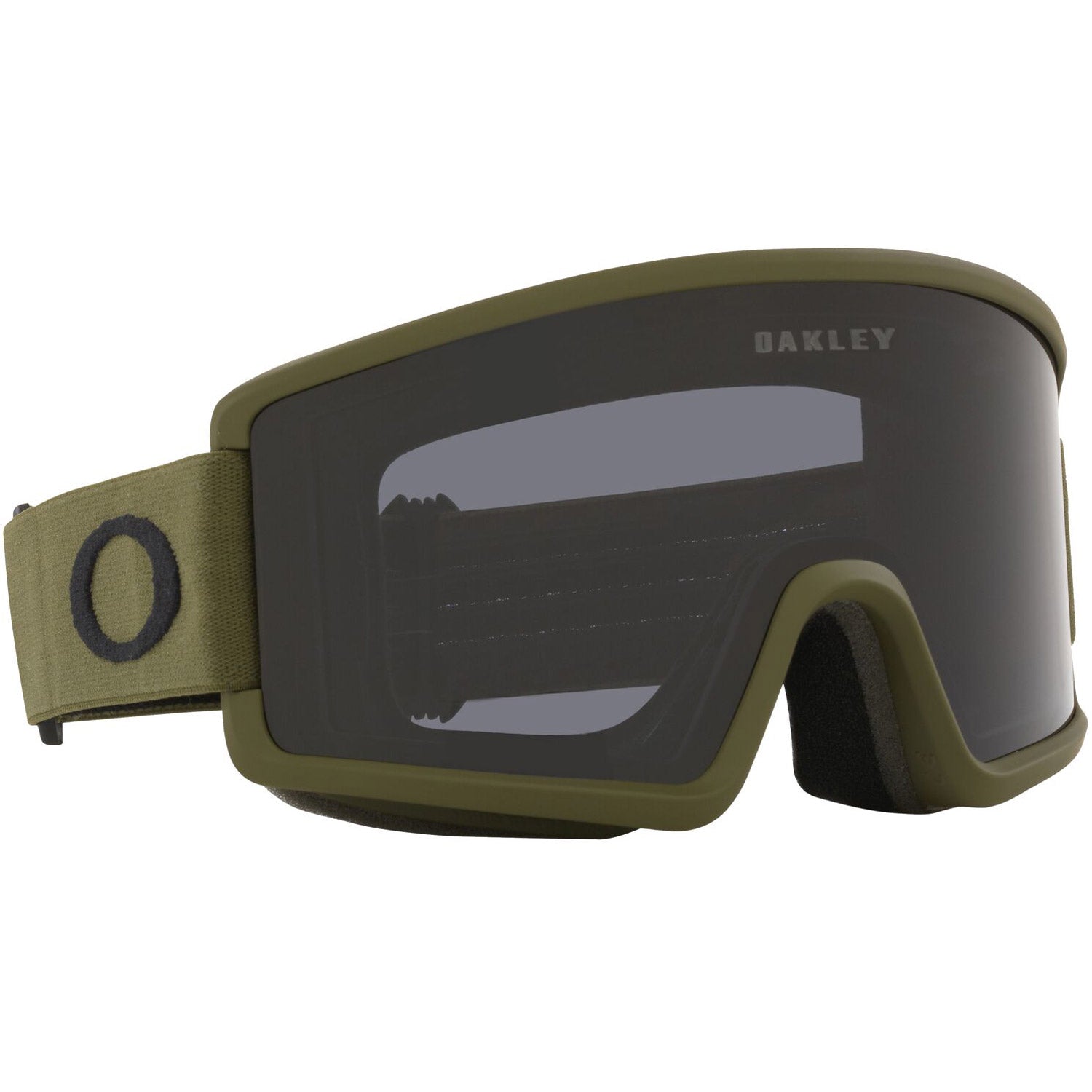 Oakley Target Line M Snow Goggles 2023 Dark Brush Dark Grey Lens