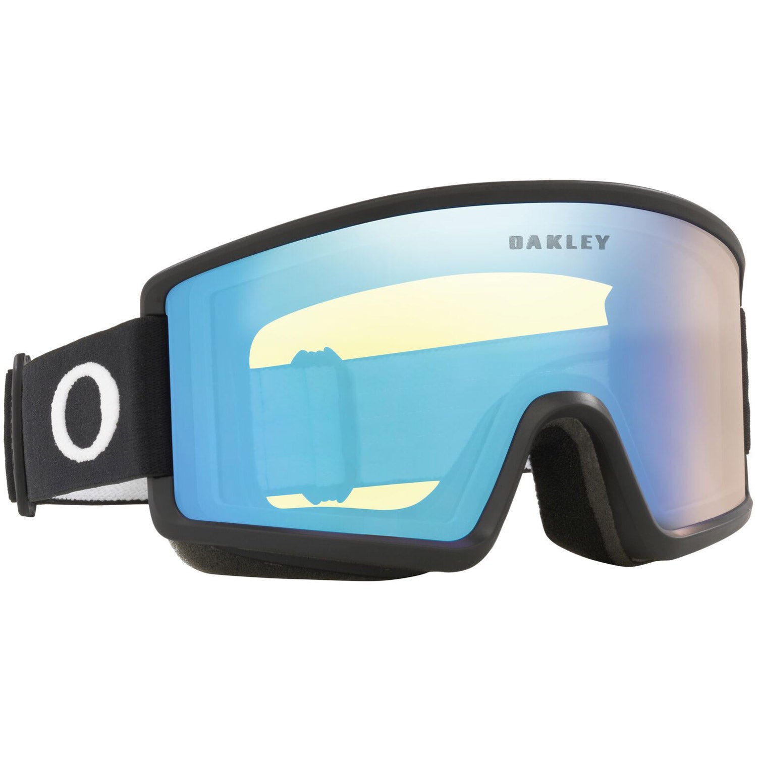 Oakley Target Line M Snow Goggles 2023 Matte Black Hi Yellow Lens
