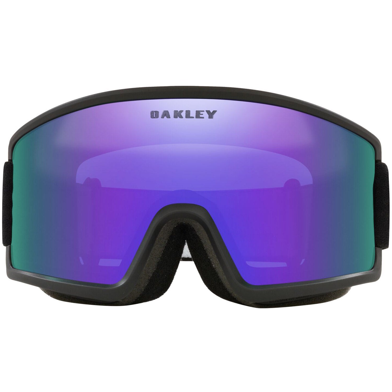 Oakley Target Line M Snow Goggles 2023 Matte Black Violet Iridium Lens