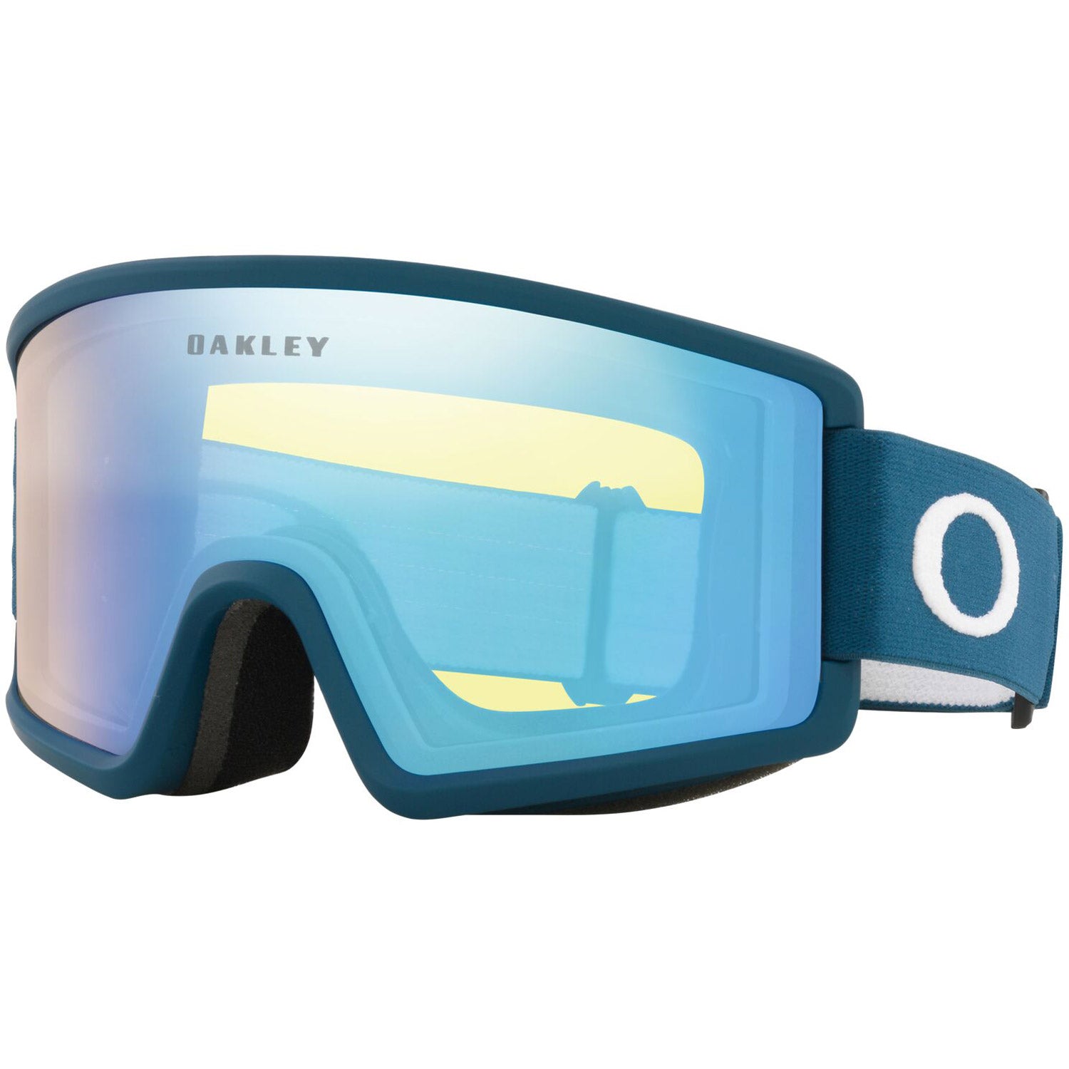 Oakley Target Line M Snow Goggles 2023 Poseidon Hi Yellow Lens