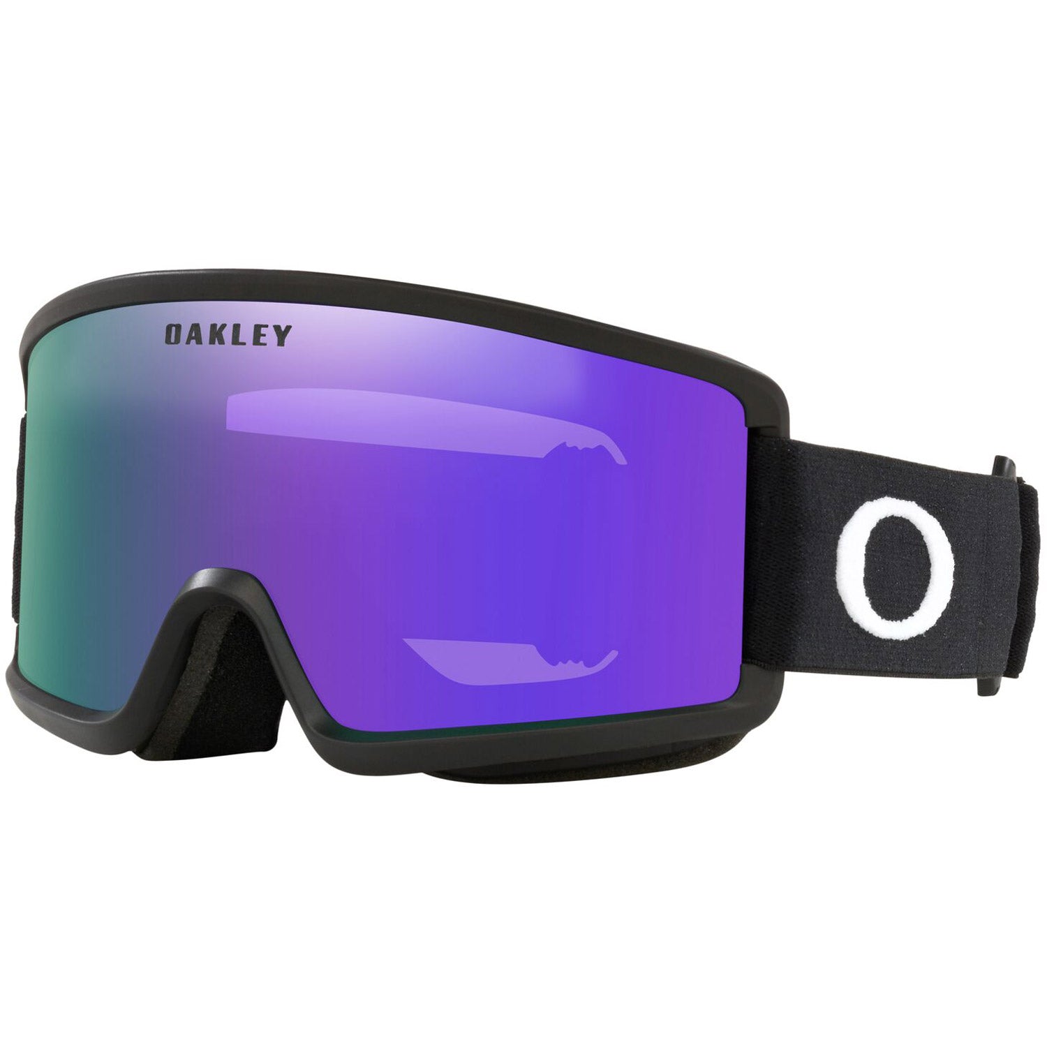 Oakley Target Line S Snow Goggles 2023 Matte Black Violet Iridium Lens