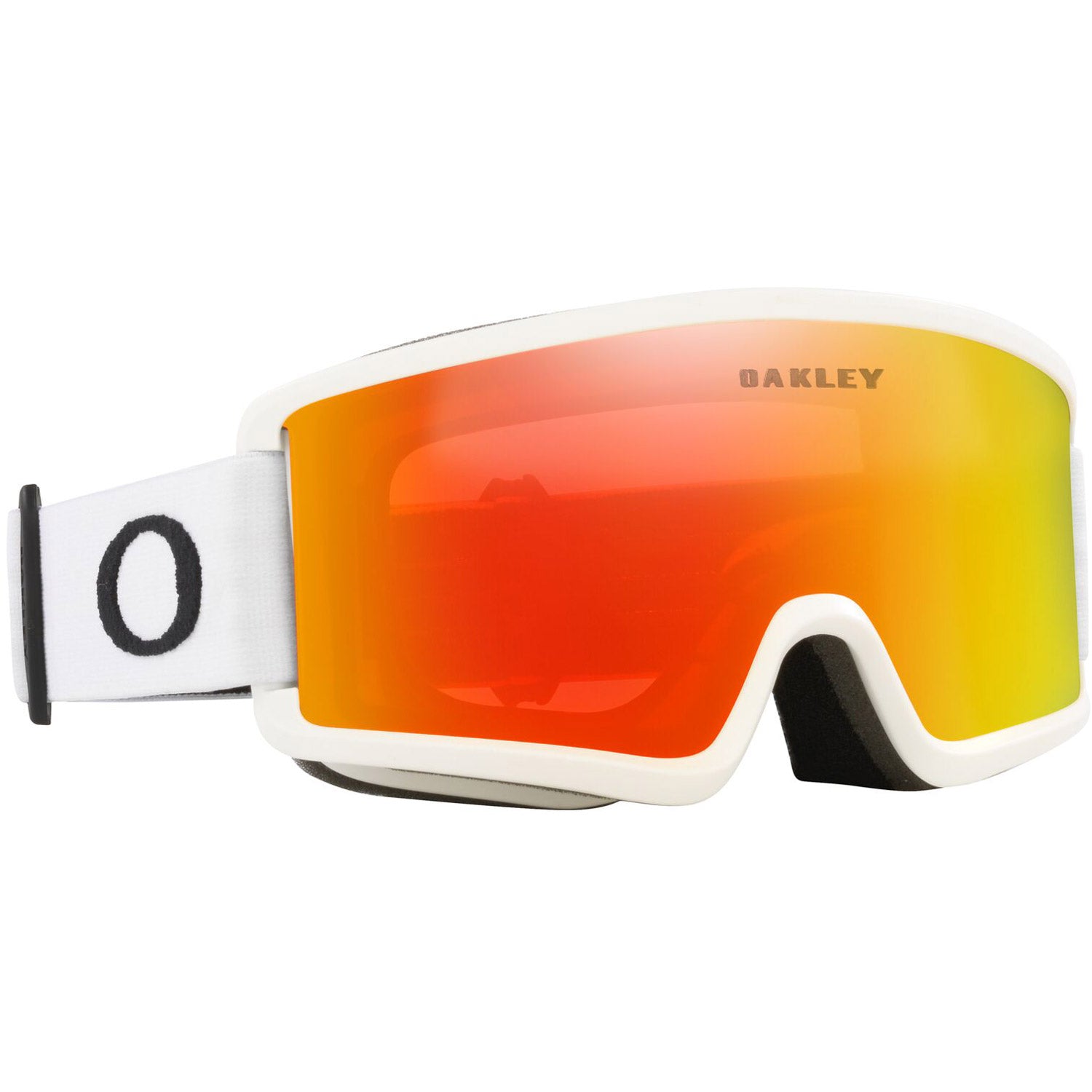 Oakley Target Line S Snow Goggles 2023 Matte White Fire Lens